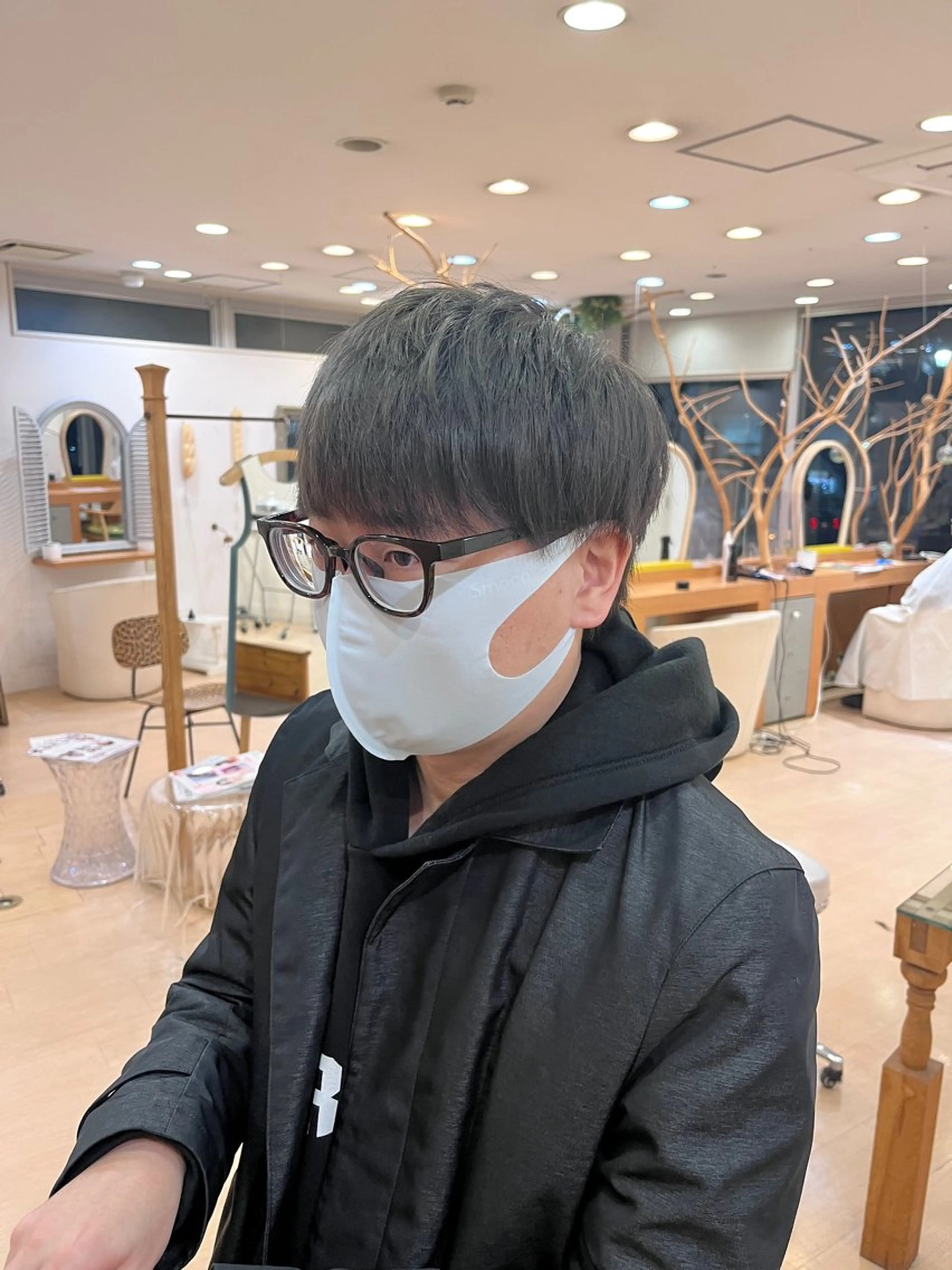 カラー メンズ メンズブリーチ ベージュカラー ブリーチ 透明感カラー グレージュ カット ヘアカラー トリートメント 💠つたふうか/ 韓国/メンズヘア💠のヘアスタイル