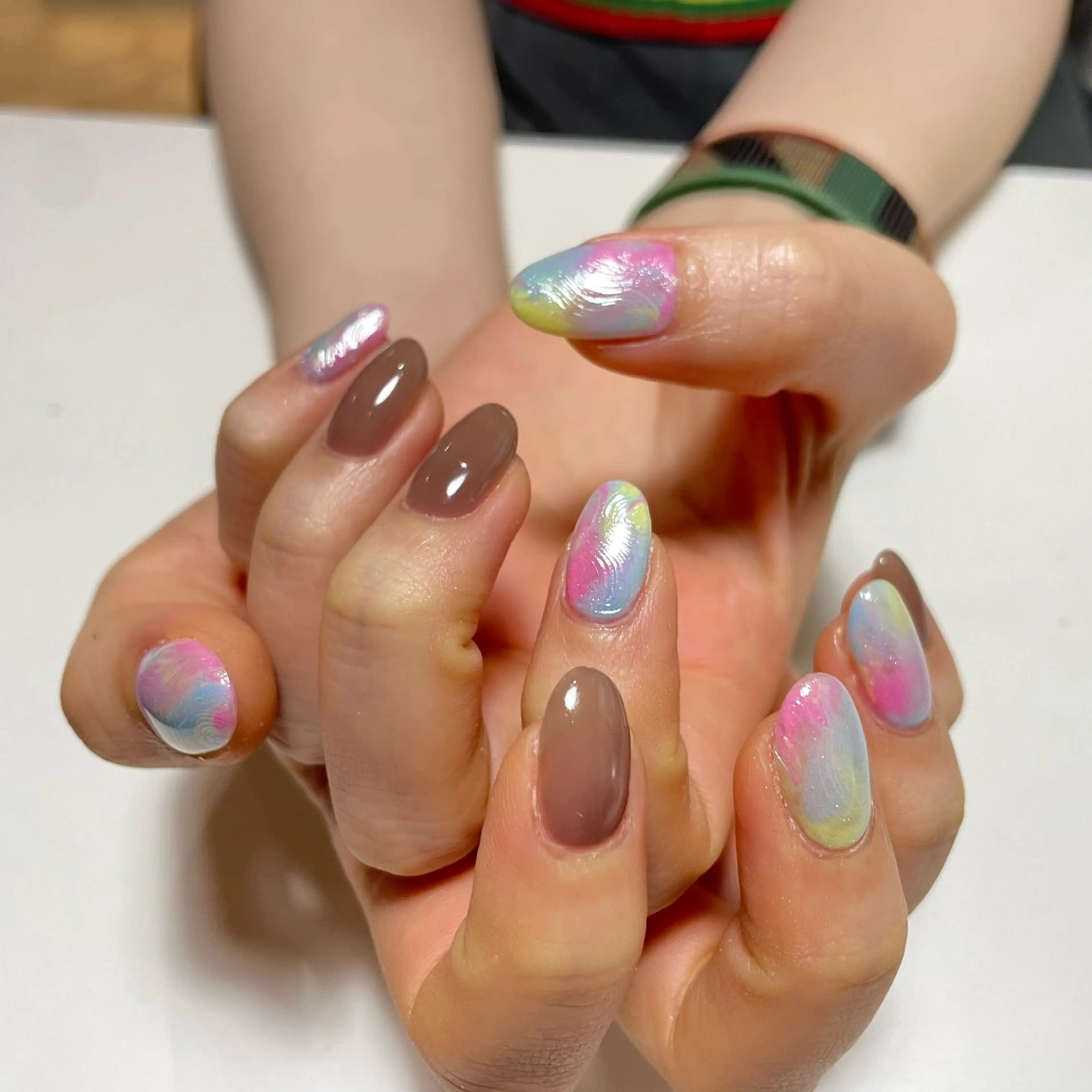 ネイル ハンドネイル 金村 遥奈のネイルデザイン