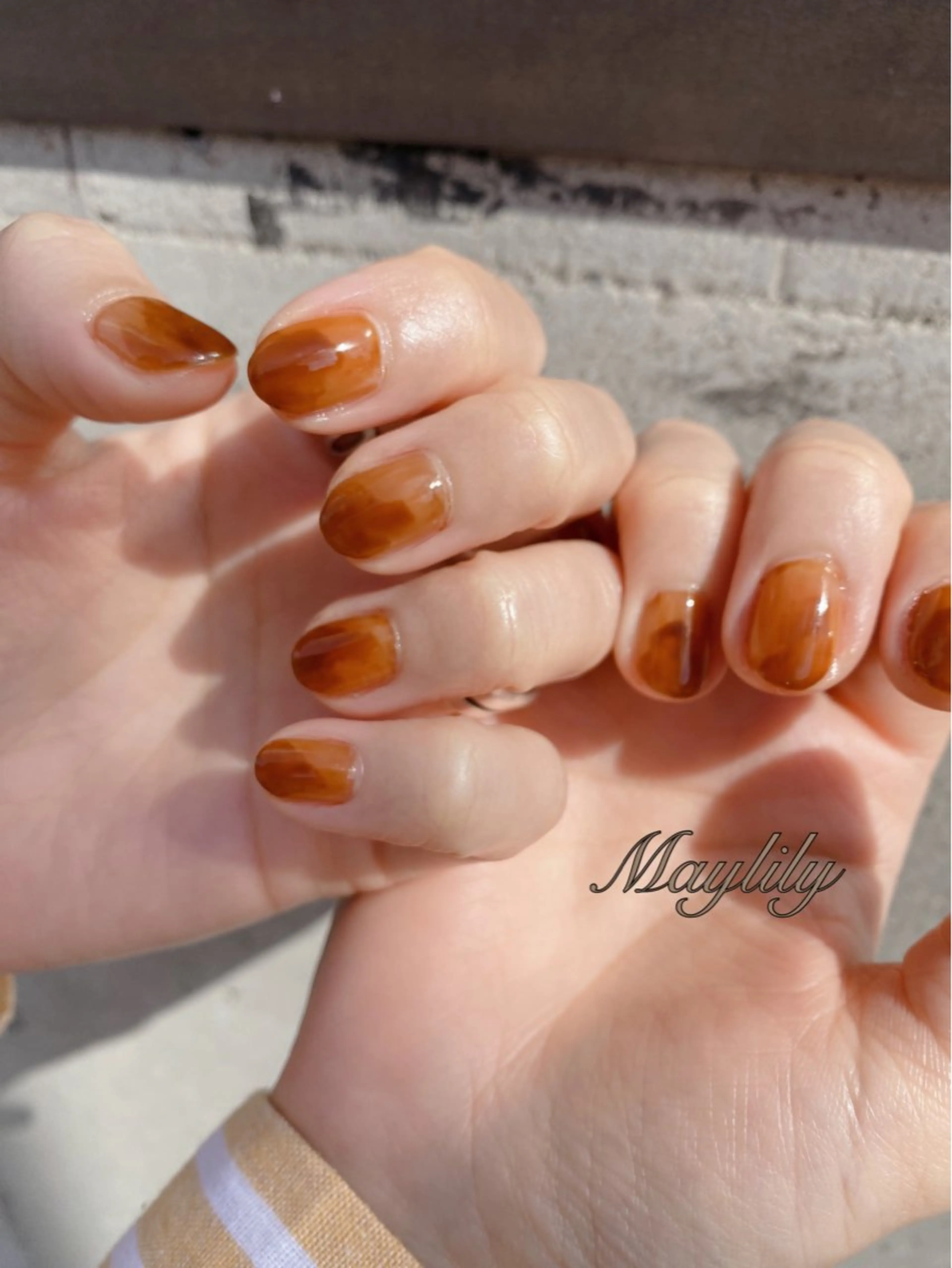 ネイル ワンカラーネイル Nail care salon Maylily所属・Nail salon Maylilyのネイルデザイン