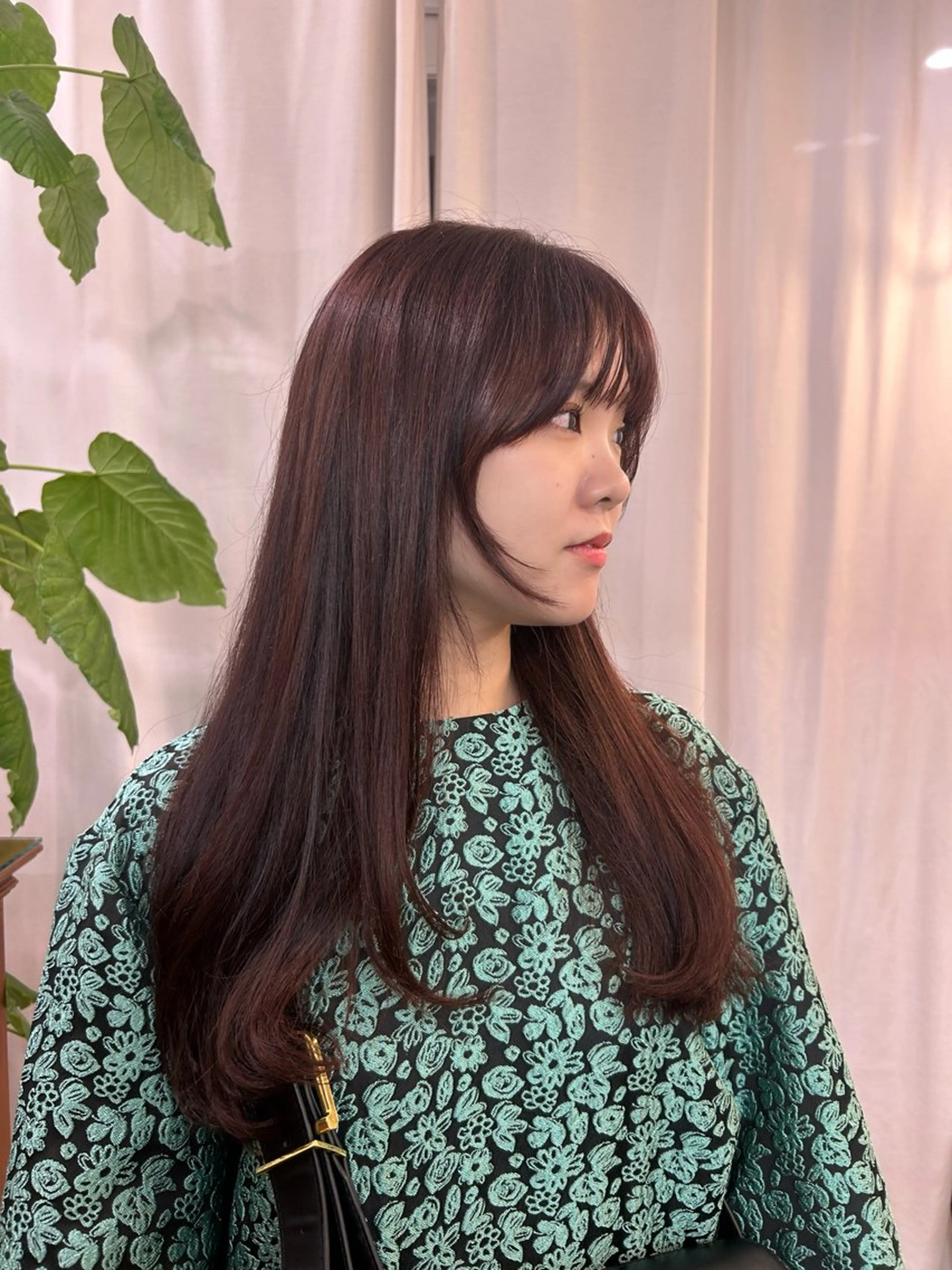 ロング カラー ヘアカラー gemhair&makeup所属・Fuka／艶カラー ／ケアカラー／パーマのヘアスタイル