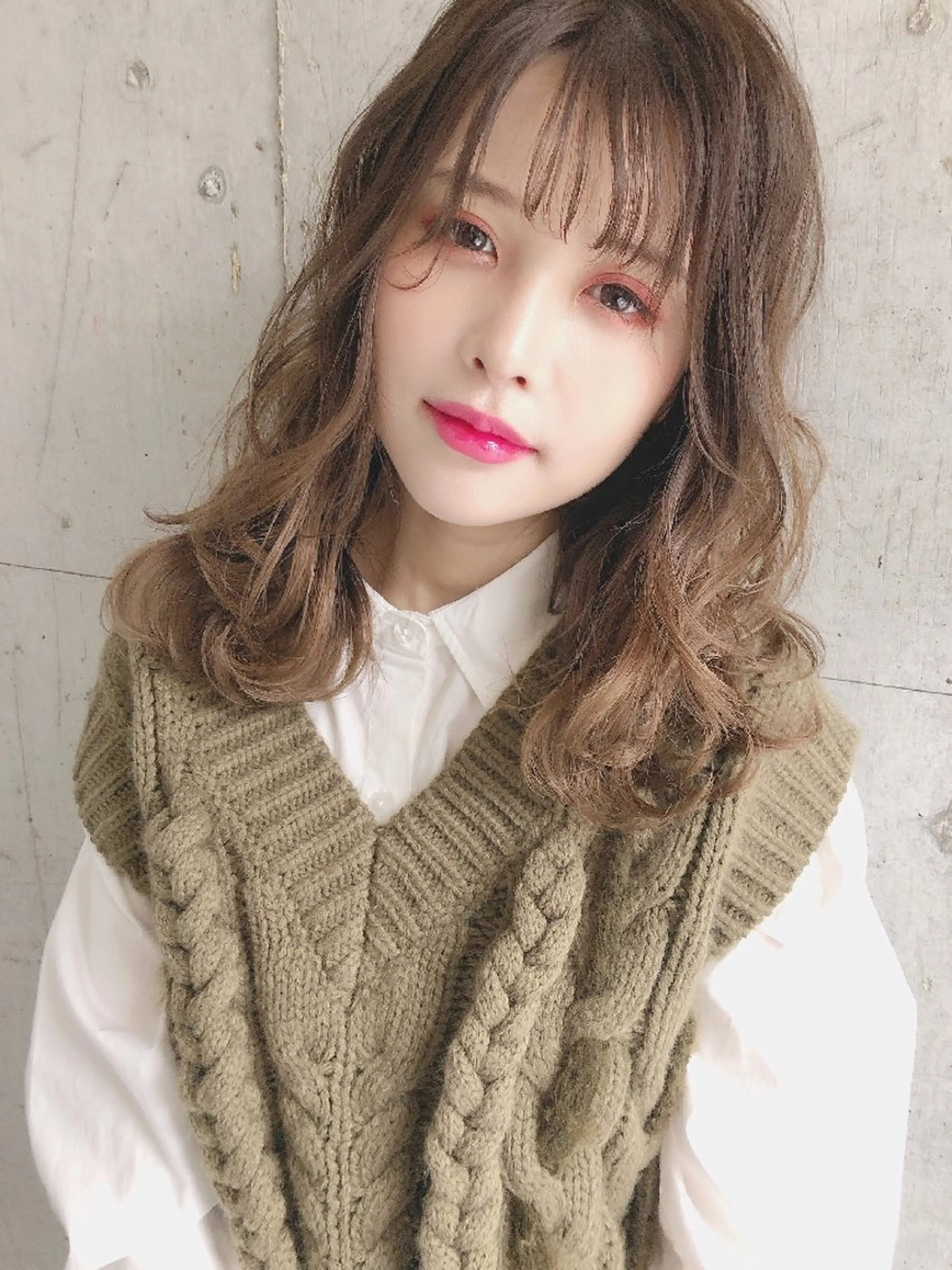 セミロング サロウィン銀座ray店所属・シノヅカ ケンゾーのヘアスタイル