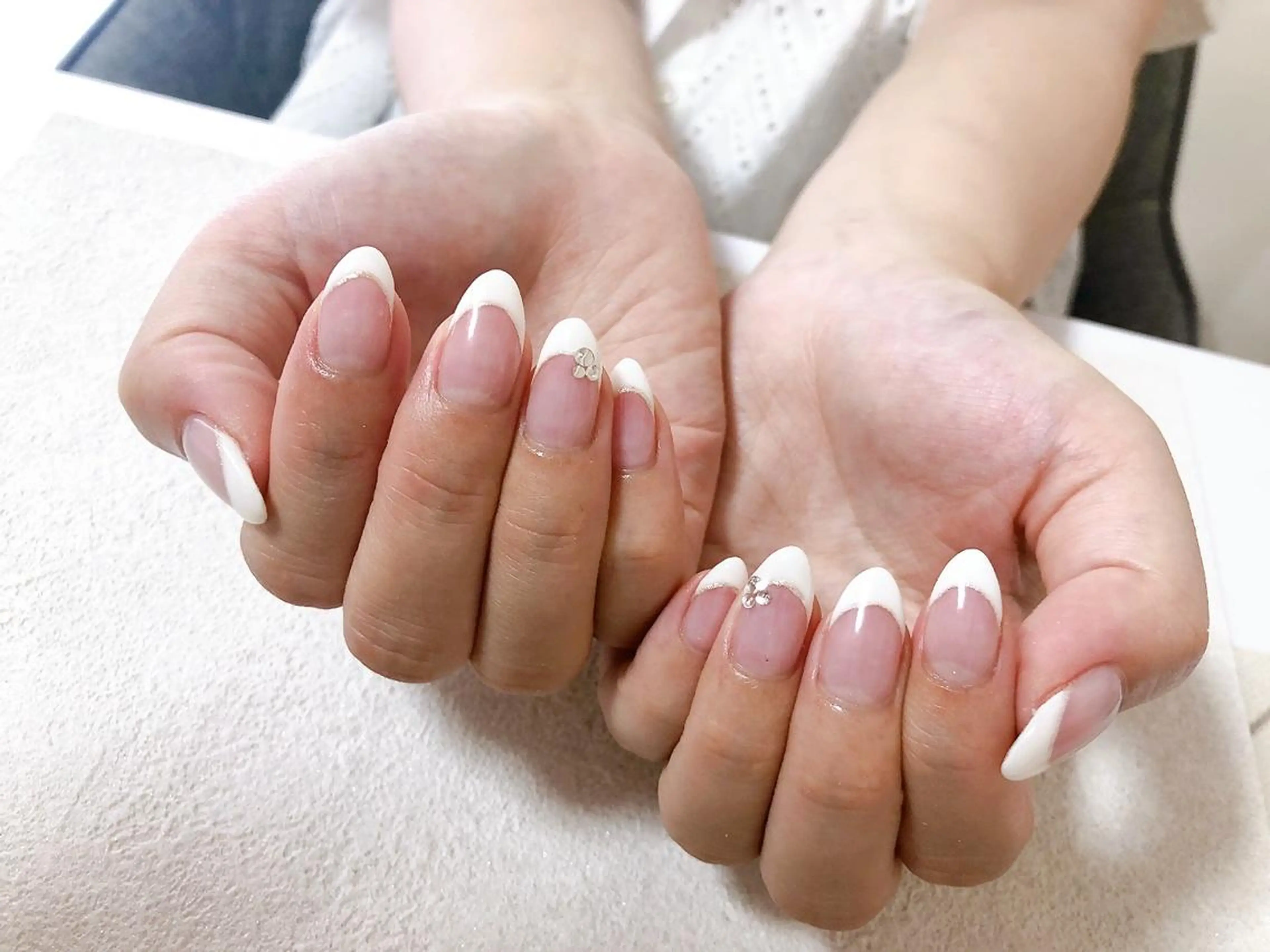 ネイル フレンチネイル ジェルネイル 韓国ネイル メンズネイル パラジェル kiki nail たまプラーザのネイルデザイン