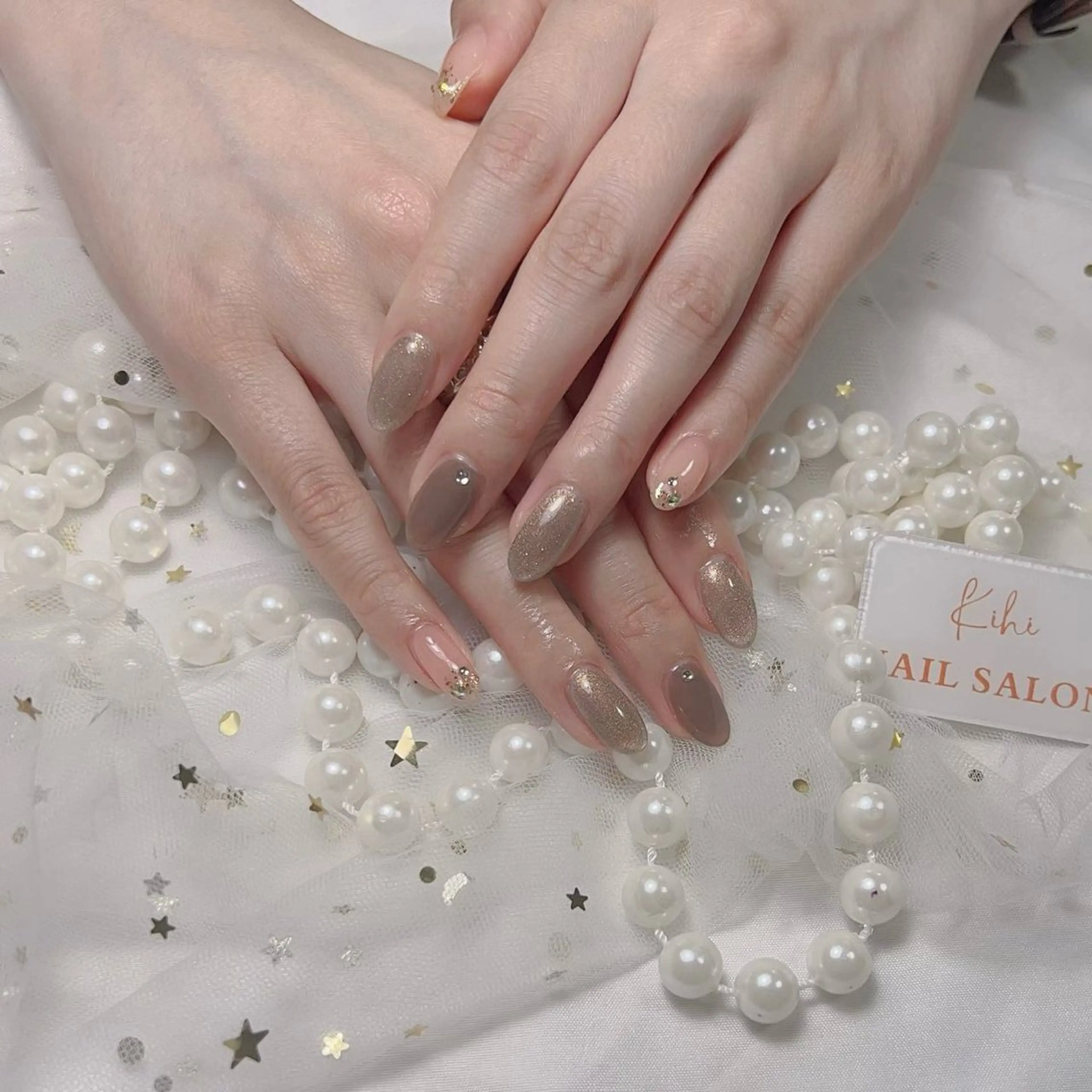 ネイル アートネイル フレンチネイル ジェルネイル グラデーション 韓国ネイル ハンドネイル ハンドケア さくら💮💮 【オフ無料】のネイルデザイン