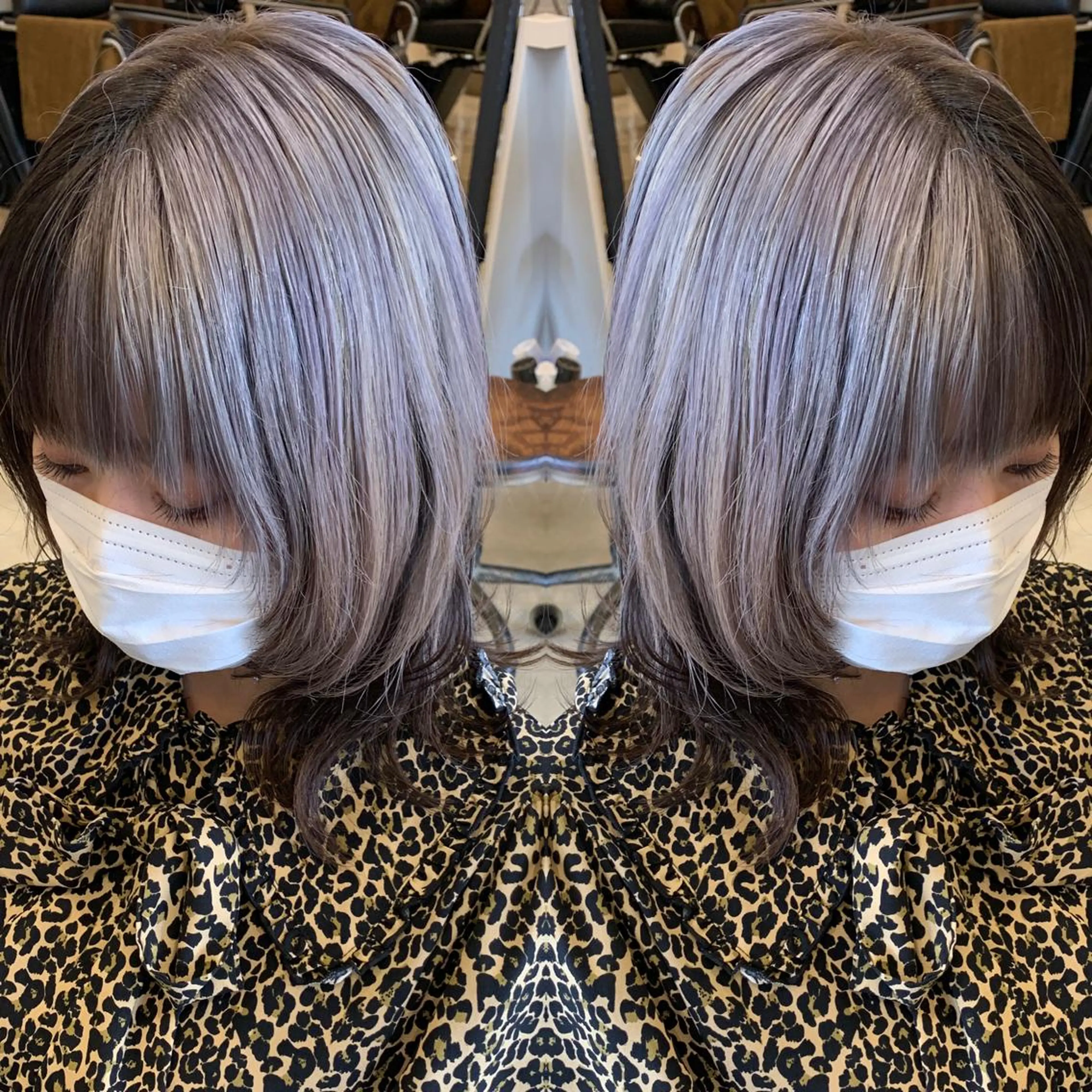 ミディアム カラー 伊藤 裕貴のヘアスタイル