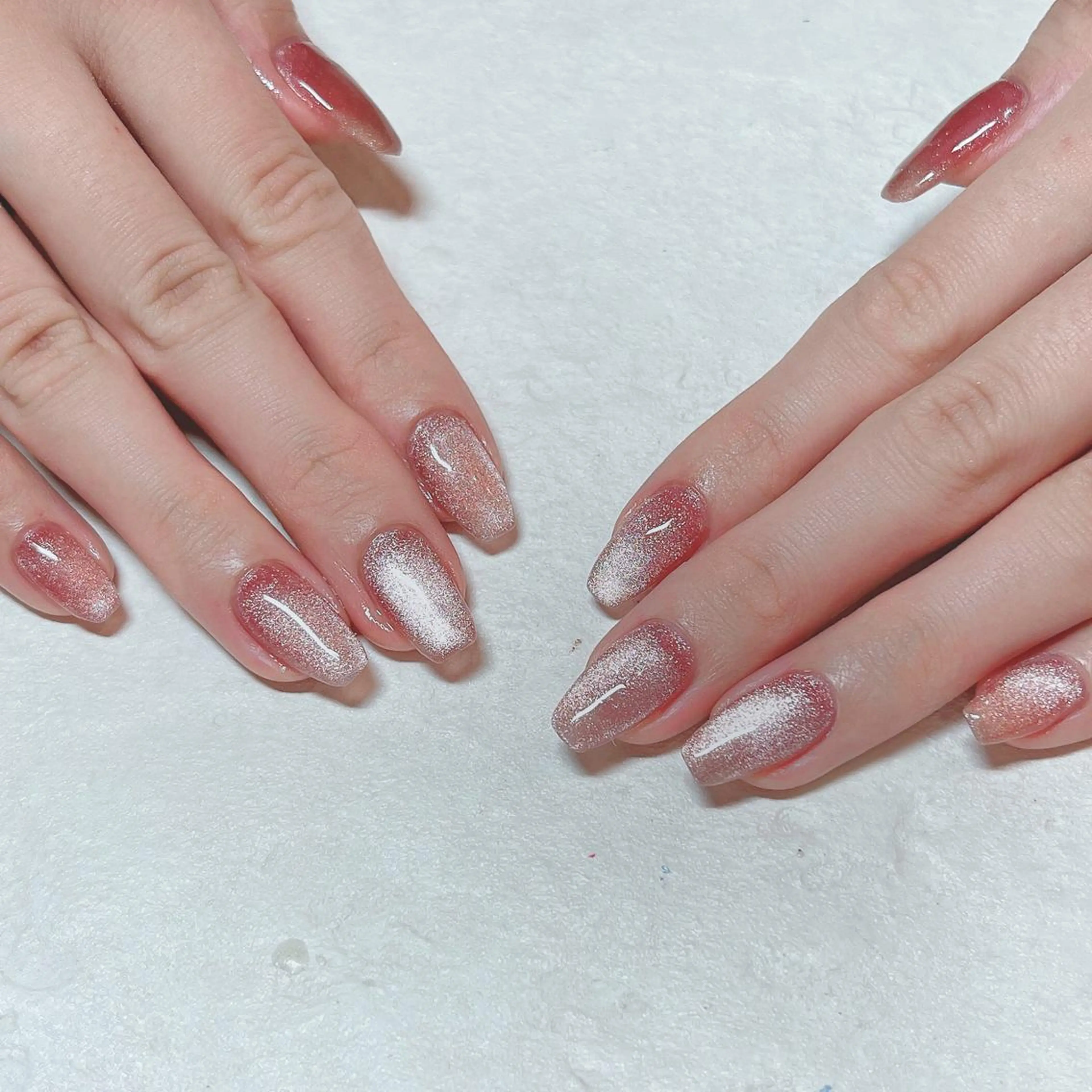 ネイル マグネットネイル マグネットワンカラー ワンカラーネイル LI’A NAIL SALON所属・LIAnail MOEのネイルデザイン