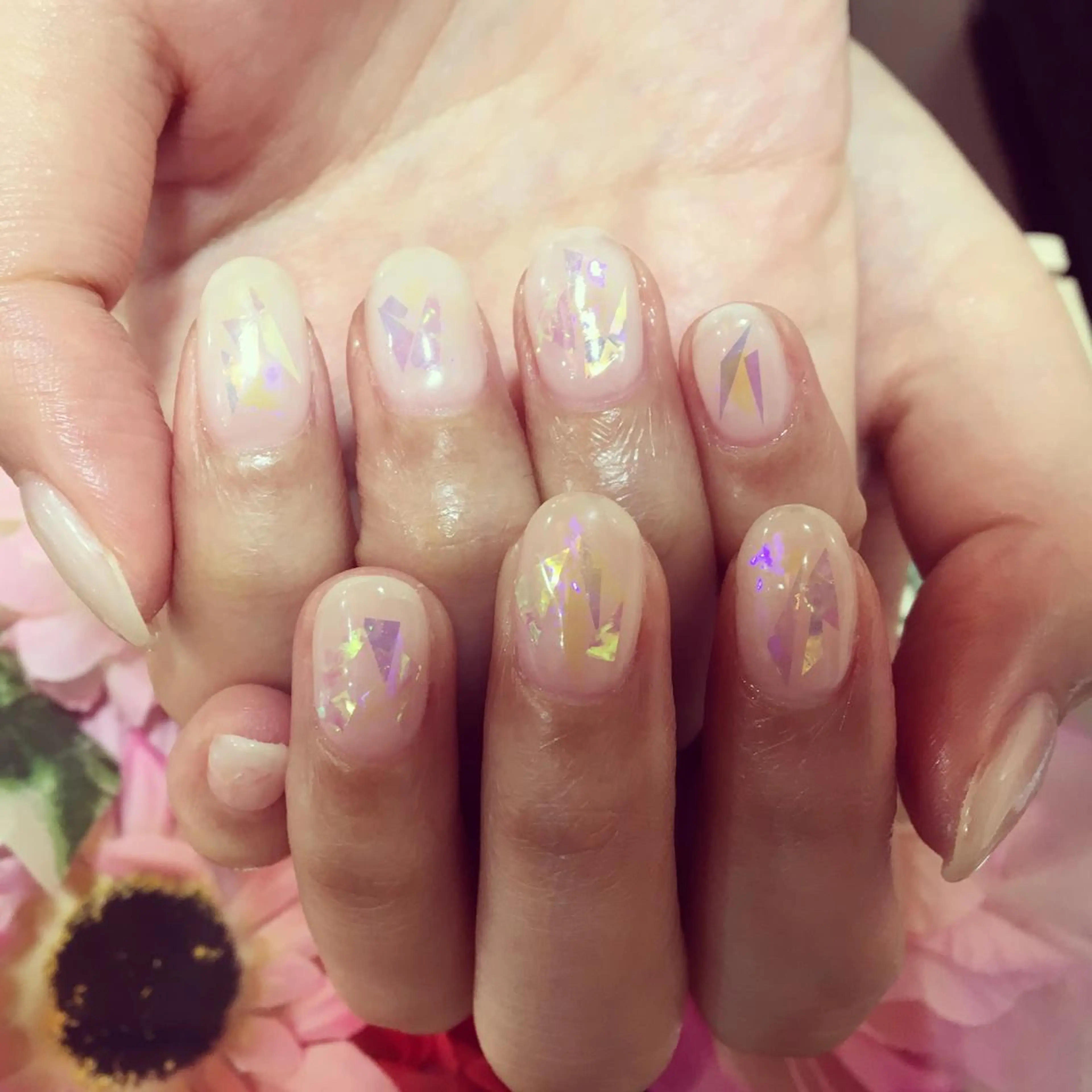 ネイル オーロラネイル nailsalon colon所属・nailartist lisaのネイルデザイン