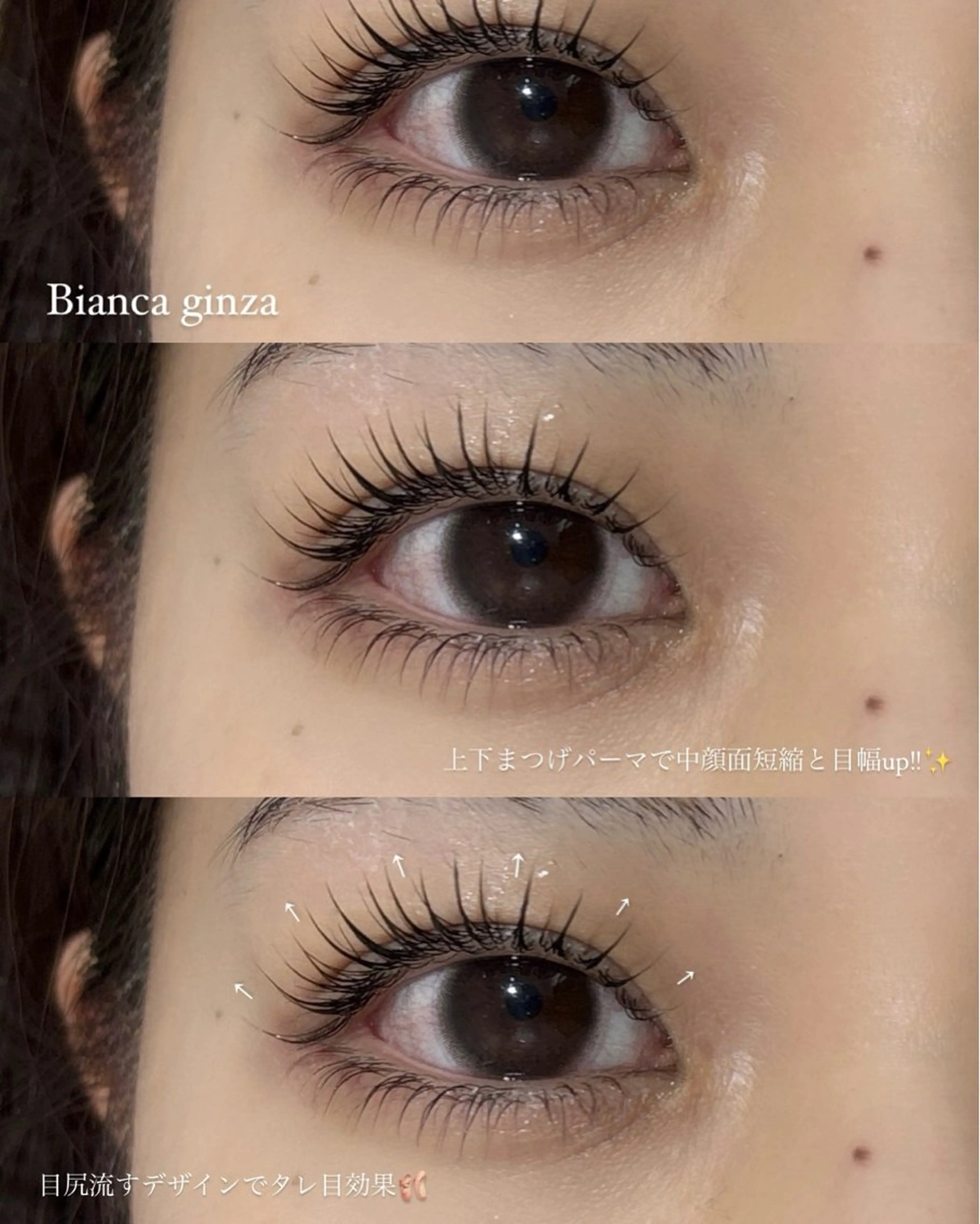 【土日・祝日限定】上下まつ毛パーマ✨️逆さまつげでお悩みの方/トリートメント・コーティング付き✨️銀座の写真