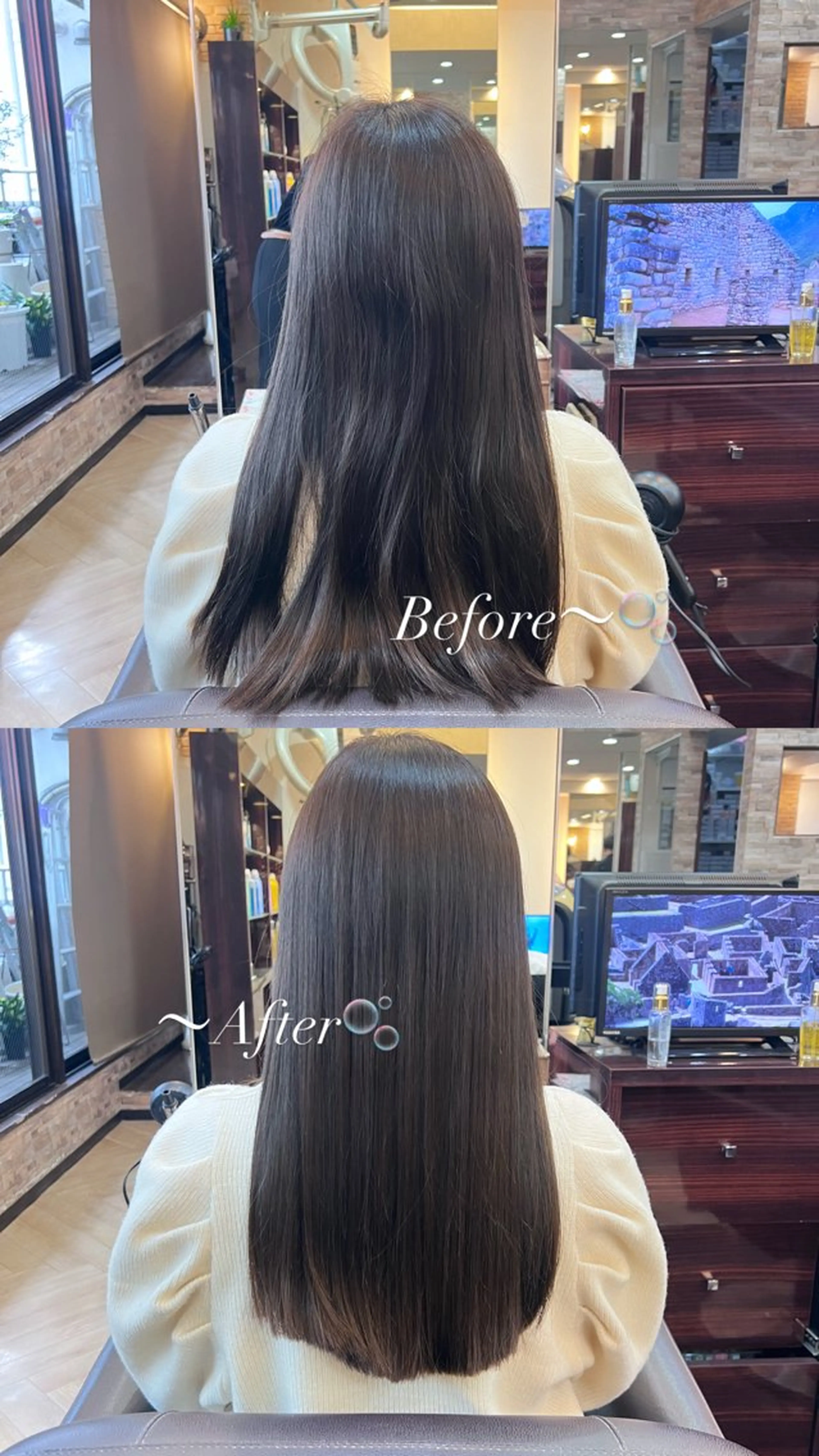 ロング レイヤーカット パーマご相談ください 楓(かえで)🦋のヘアスタイル