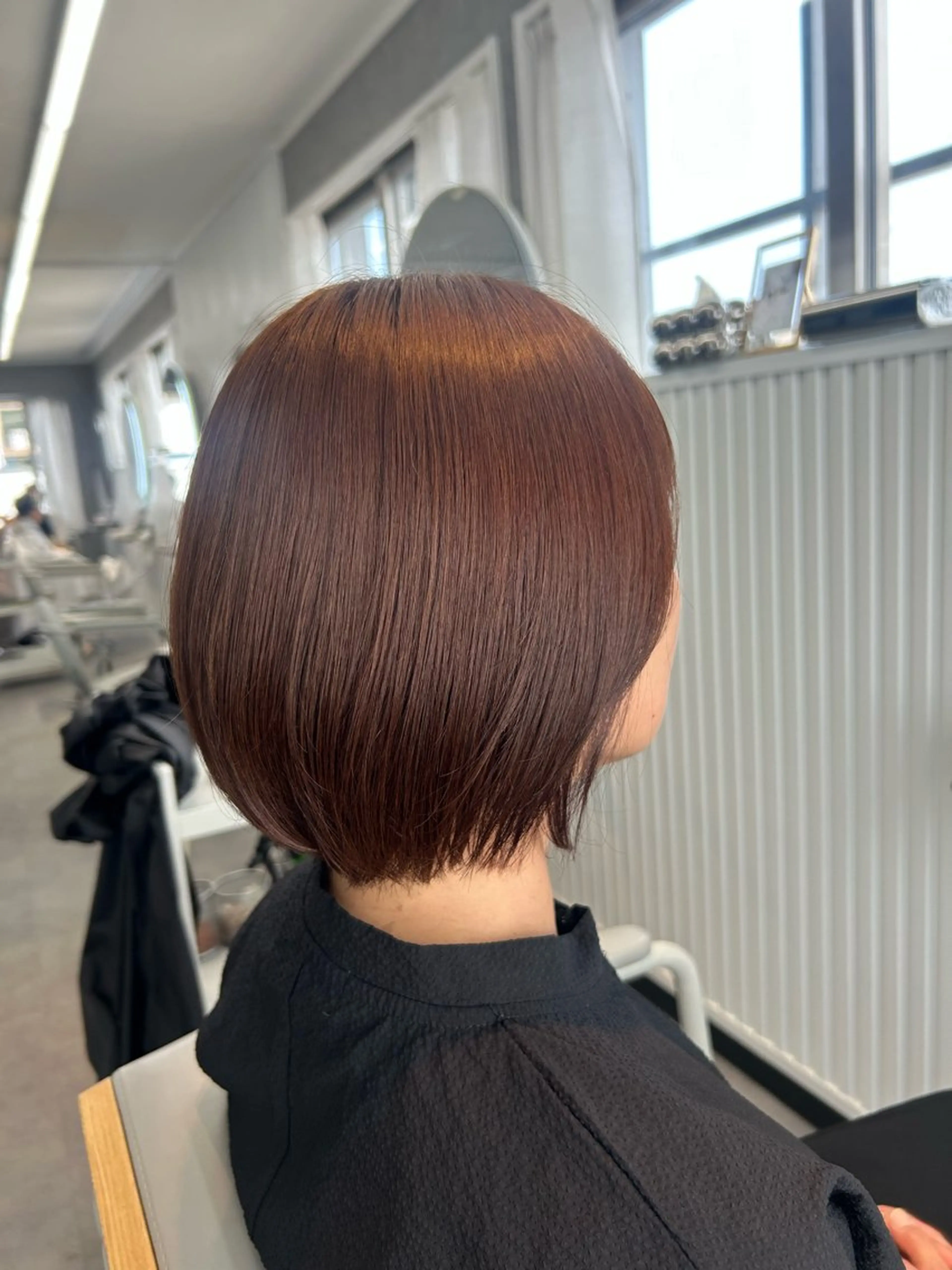 カラー ブラウンカラー ヘアカラー 岩坪 咲希のヘアスタイル