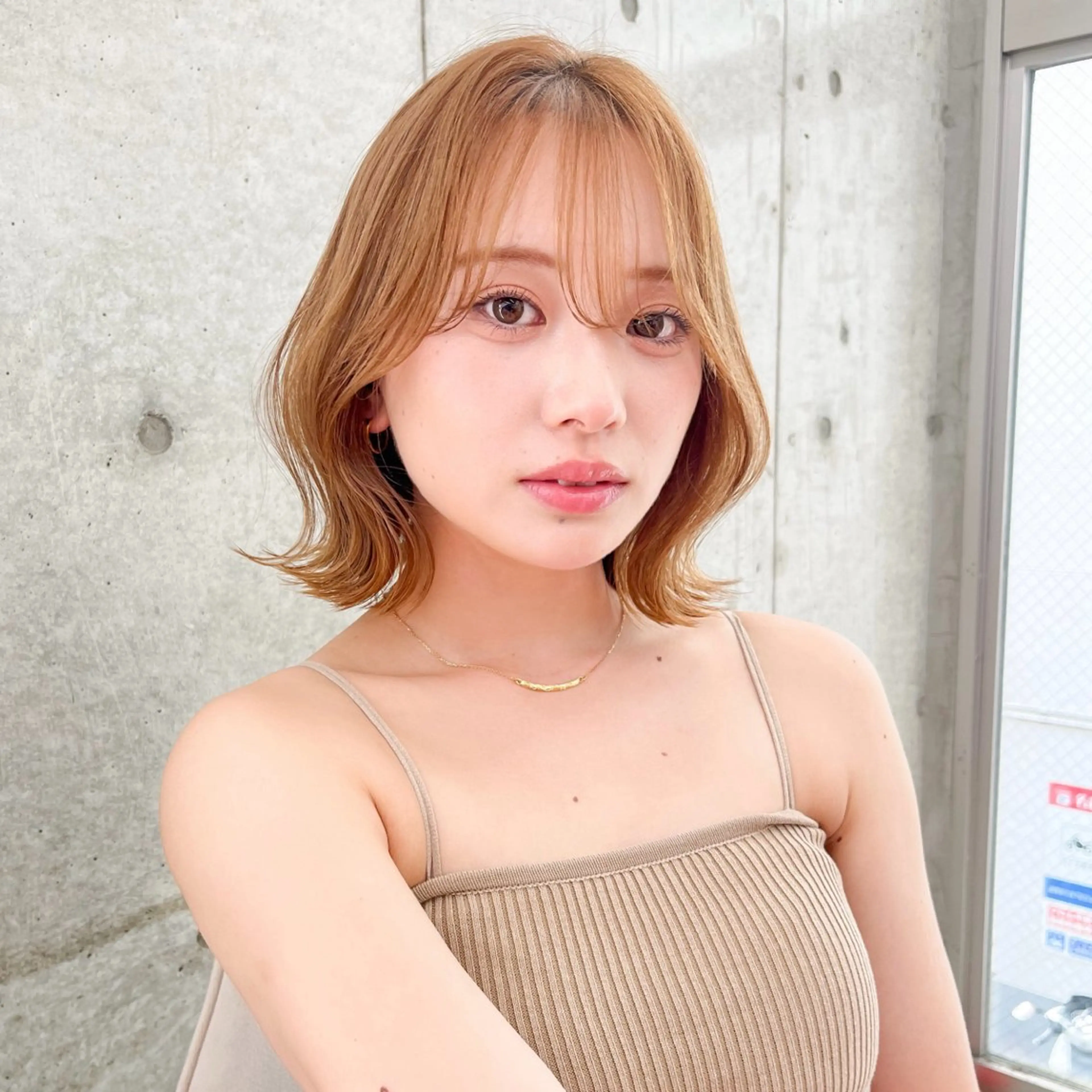 【🔥SALE中🔥】骨格矯正ボブカット+艶カラー+1stepトリートメント🫧[ボブ/ミニボブ]の写真