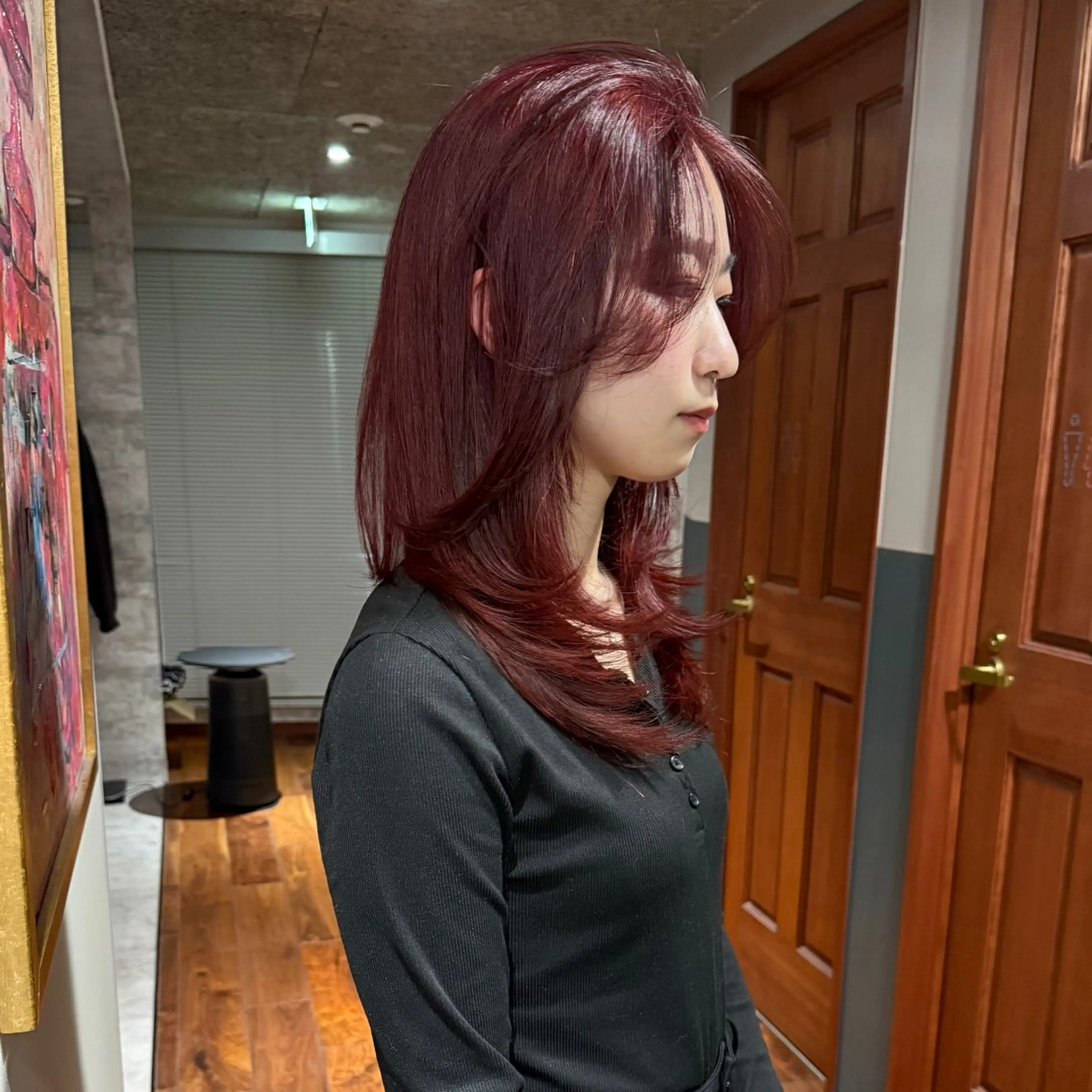 ミディアム カラー ブリーチ カット ヘアカラー トリートメント mai / linoah˚✧のヘアスタイル