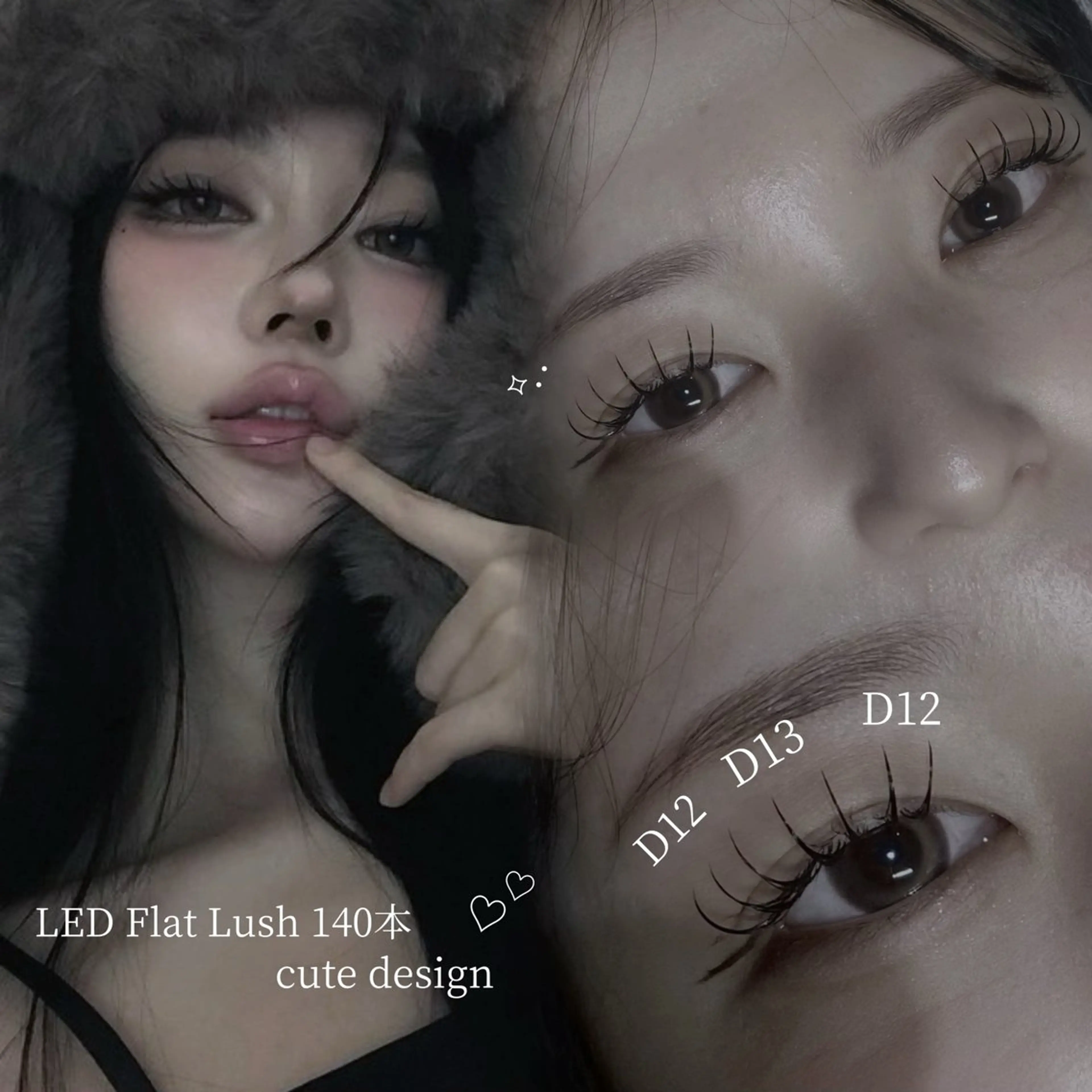 マツエク・マツパ Aimi /似合わせ 束感まつげ🖤のマツエク・マツパデザイン