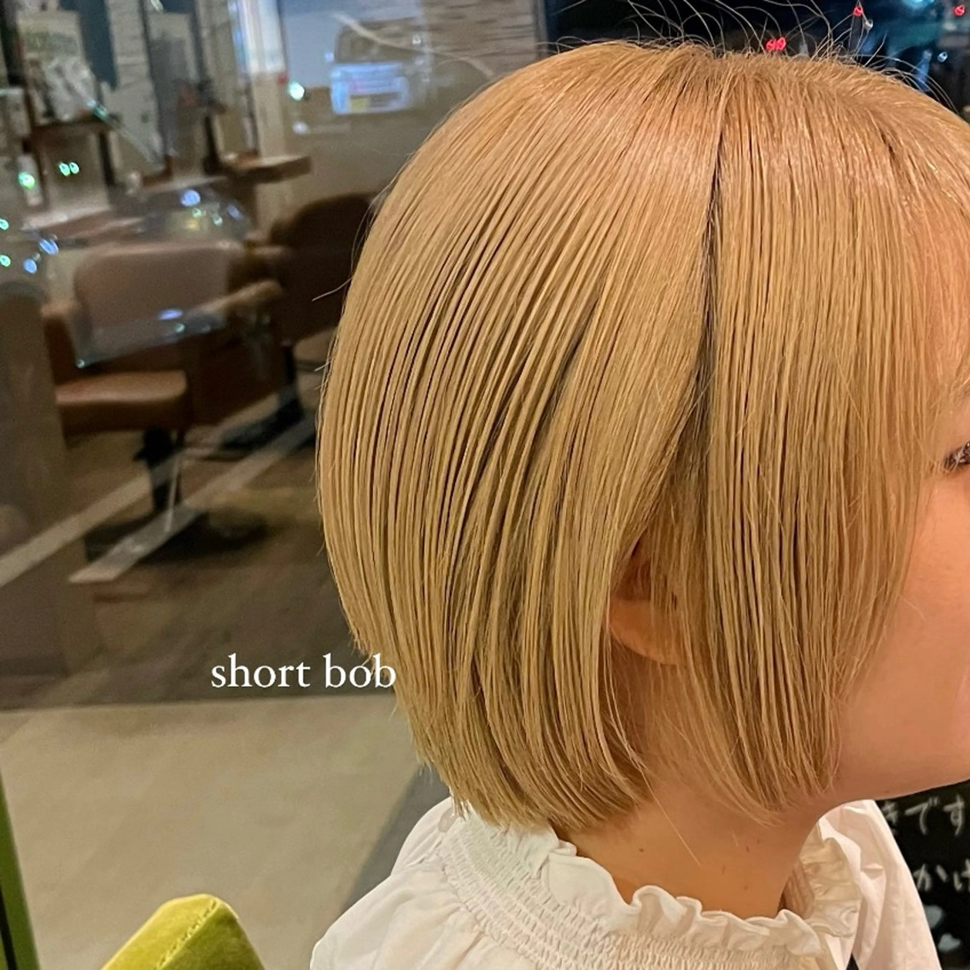 ショート an.nico所属・レイヤー/透明感艶 カラー丸山ななほのヘアスタイル