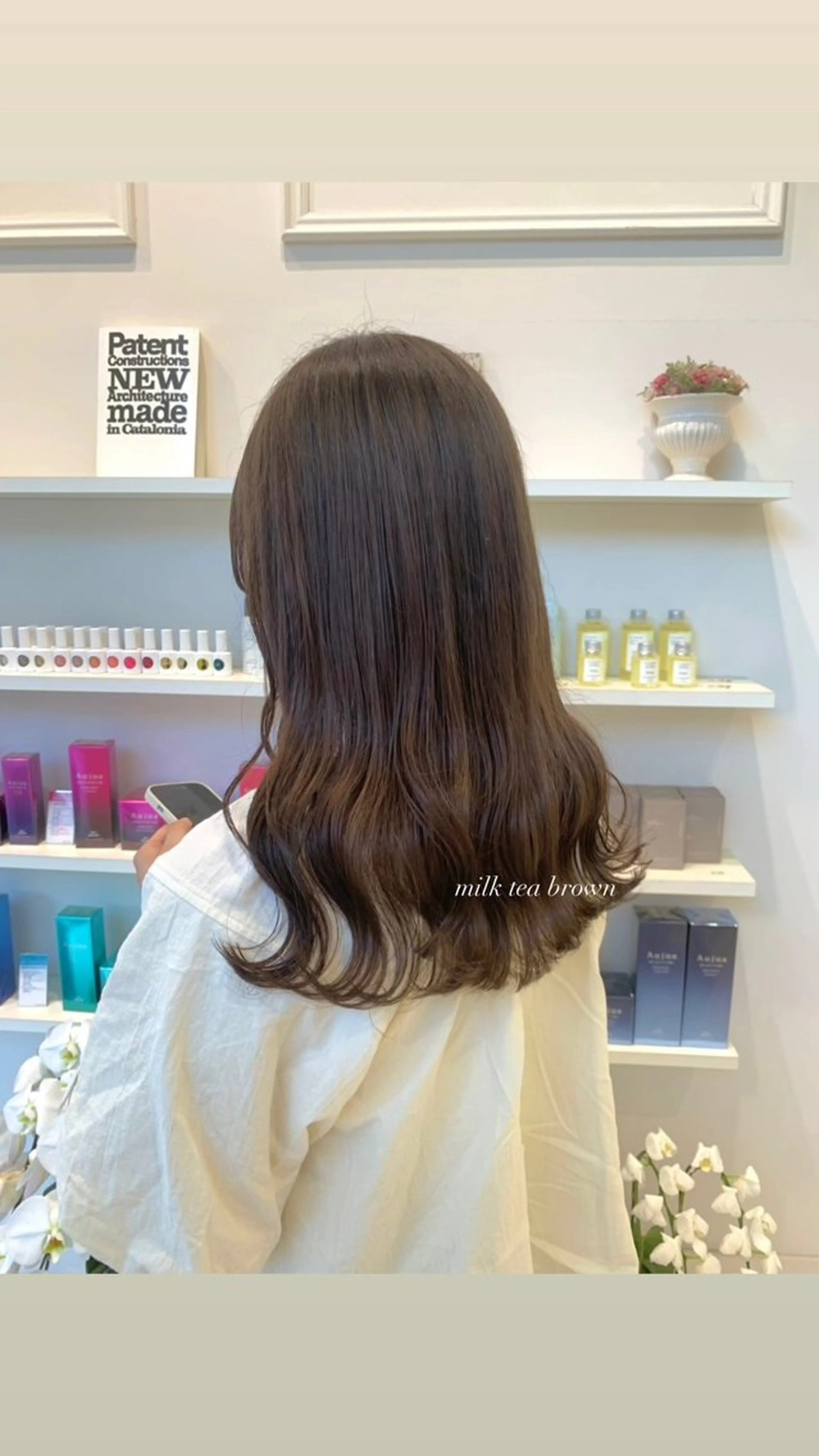 ロング ヘアカラー ParveMix 宮﨑 梨里のヘアスタイル