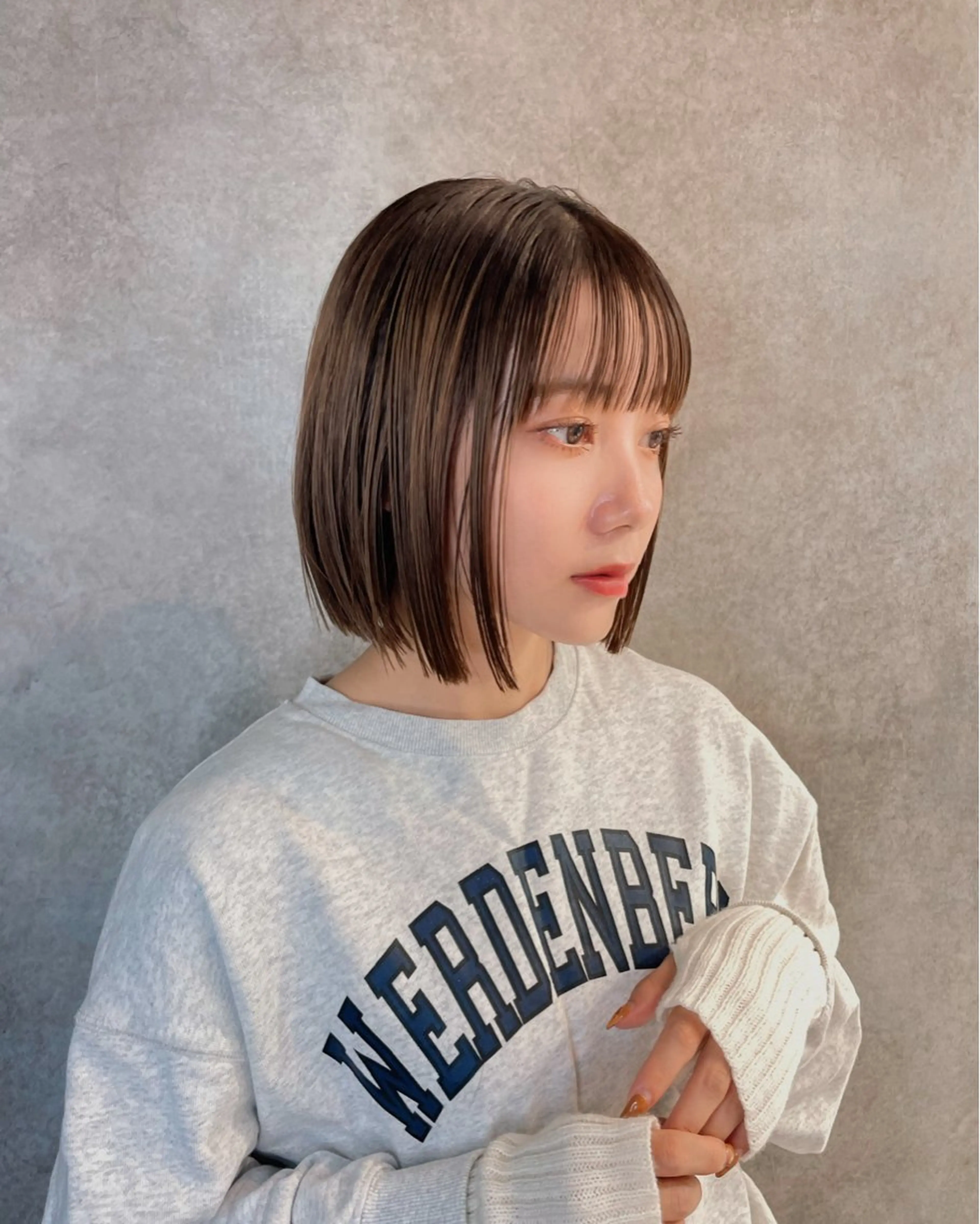 上品な透明感カラー 🫧renのヘアスタイル