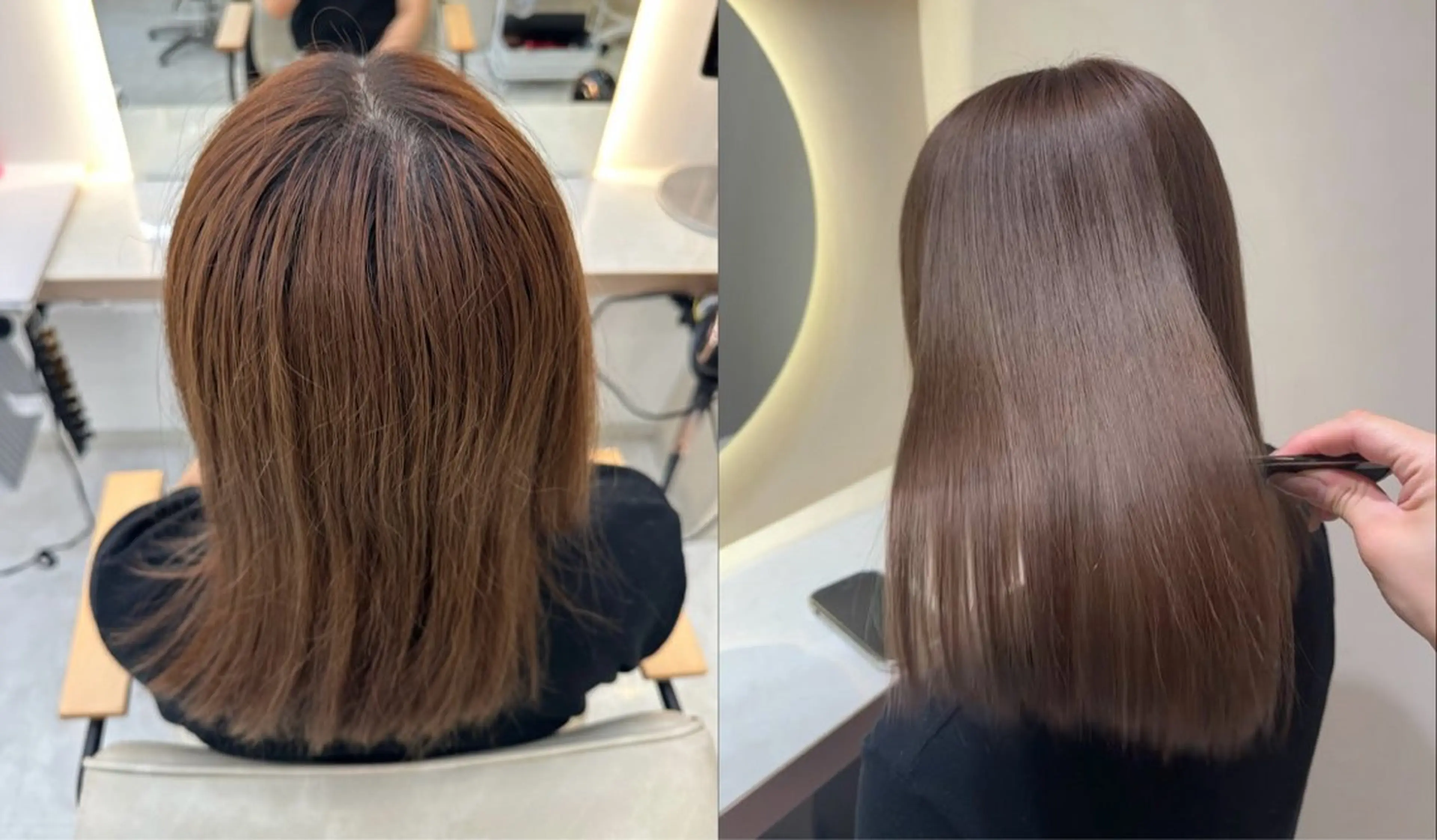 ミディアム カット ヘアカラー トリートメント ヘッドスパ 🎀モデル募集中🎀 ANJUのヘアスタイル