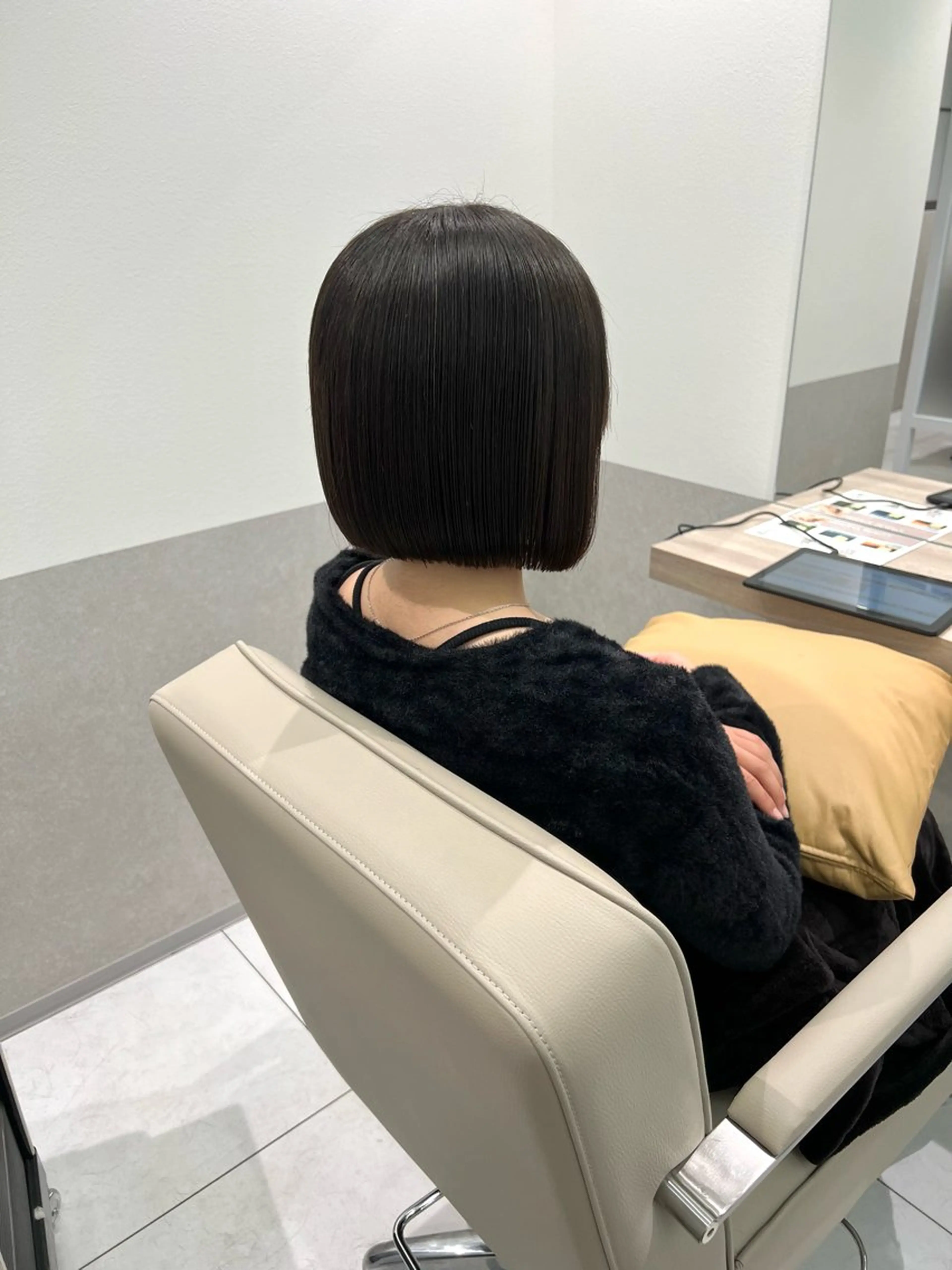 ショート ボブ 縮毛矯正 カット 縮毛矯正 Eleanor 池袋 ミカのヘアスタイル