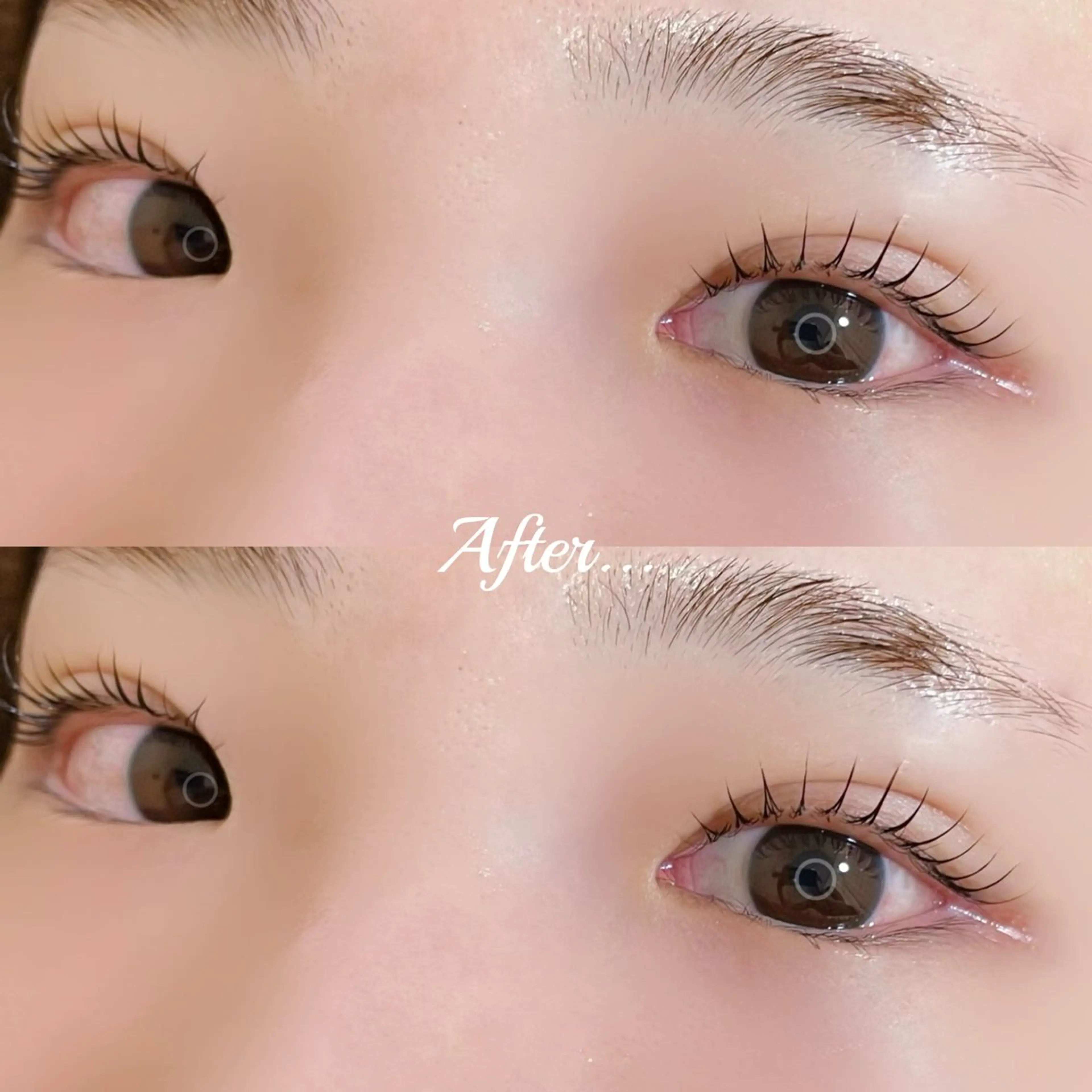 マツエク・マツパ マツナガ☺︎ // Afterのマツエク・マツパデザイン