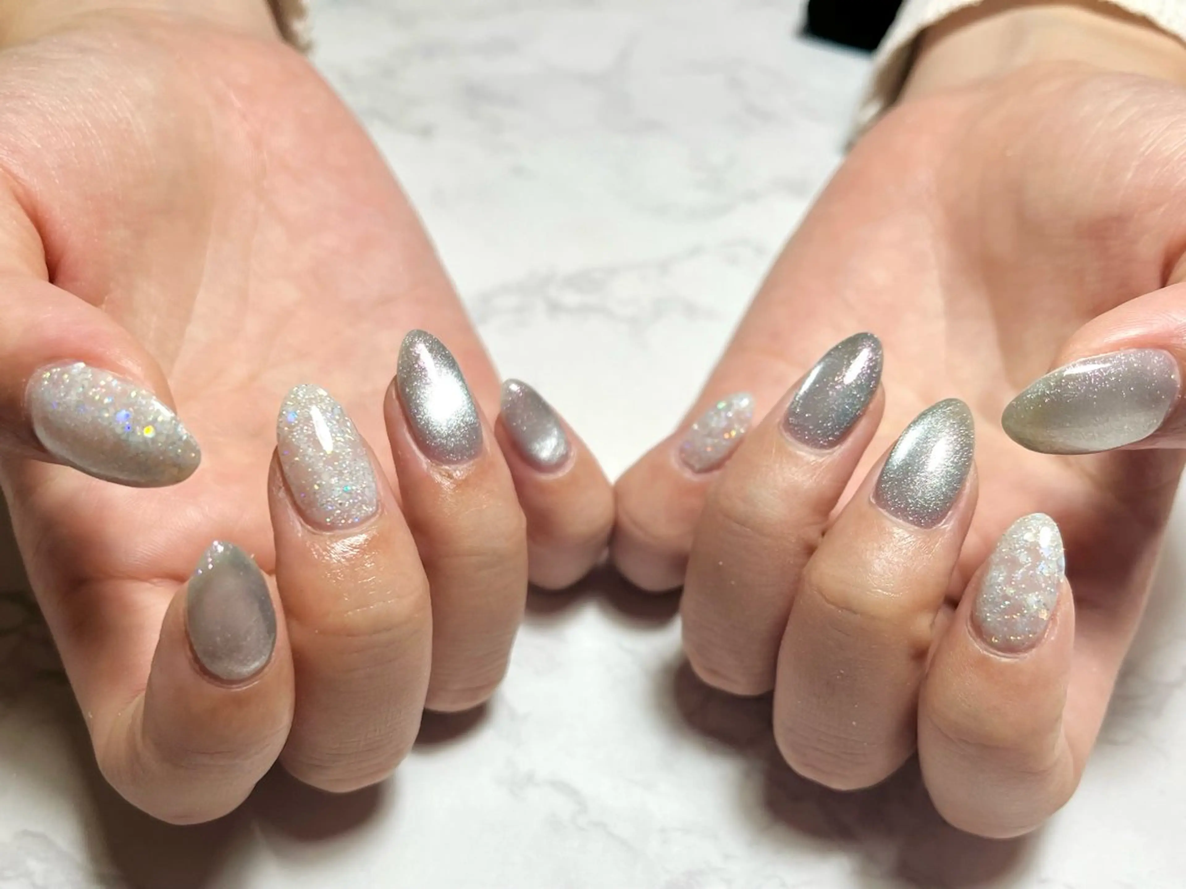 ネイル 冬ネイル 𝐖 𝐚 𝐤 𝐚 𝐧 𝐚🐾のネイルデザイン