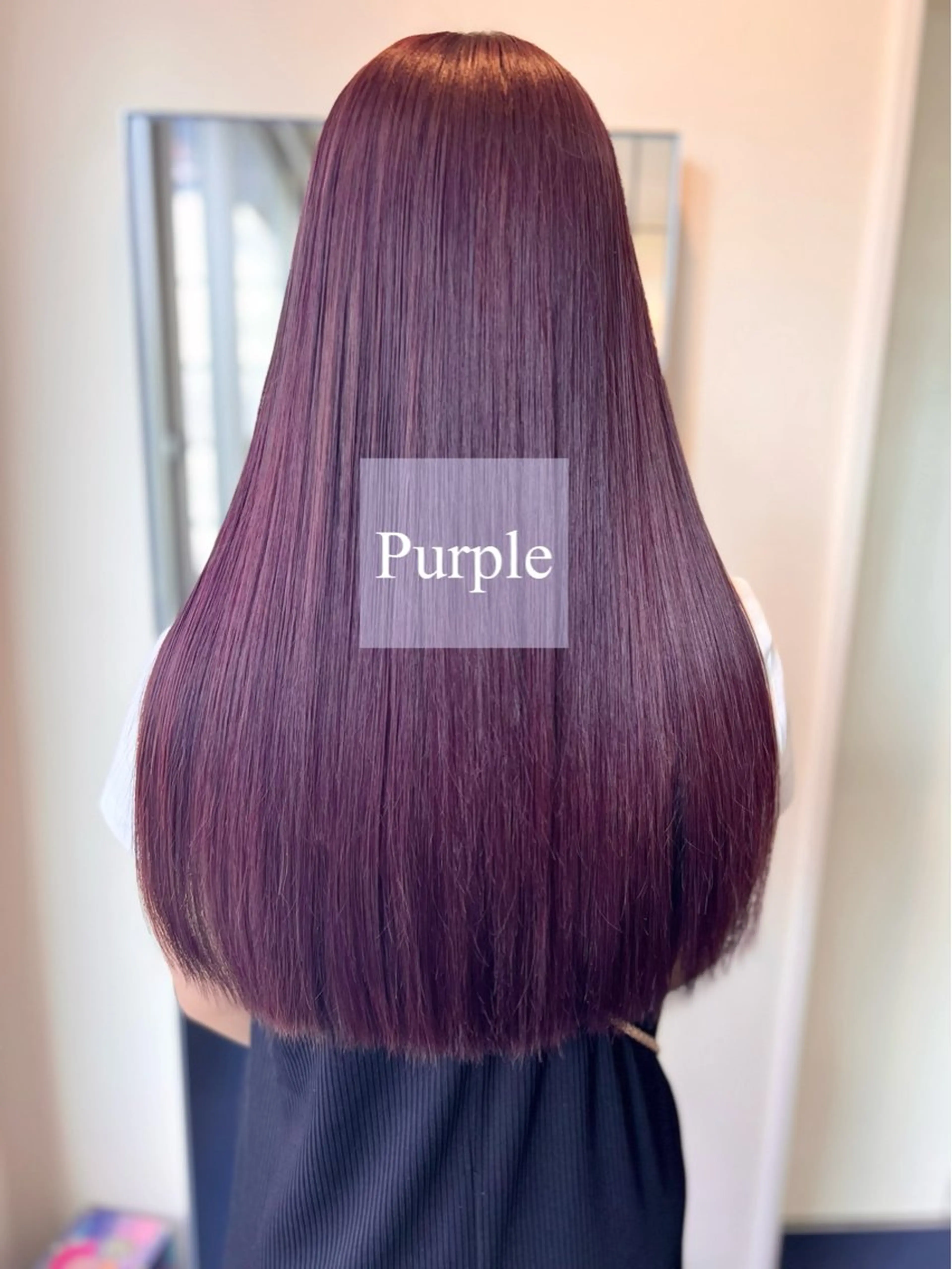 ロング カラー ヘアカラー Hanna by W_SALONのヘアスタイル