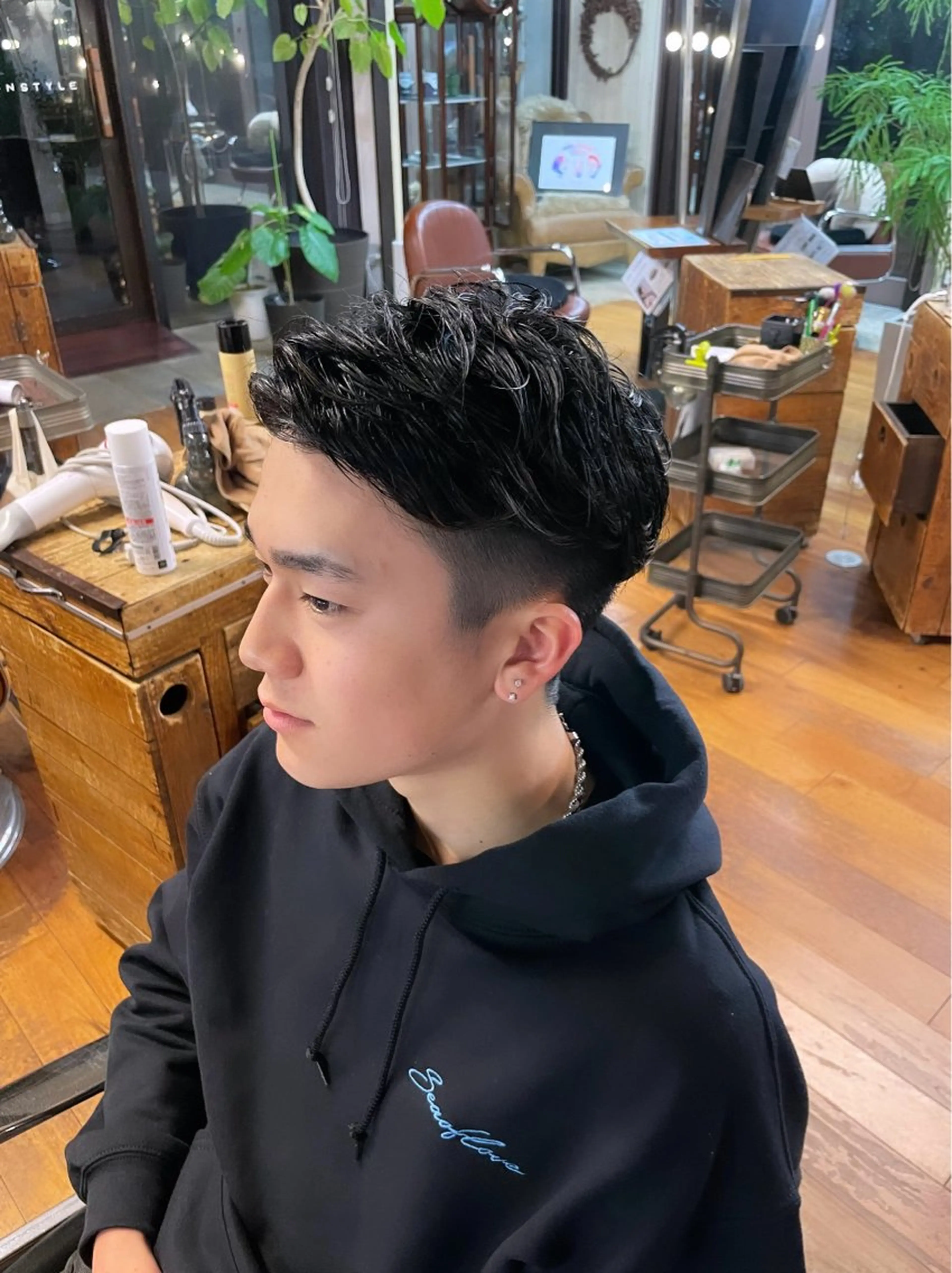 ショート パーマ メンズ メンズパーマ ayaka |トレンドヘアのヘアスタイル