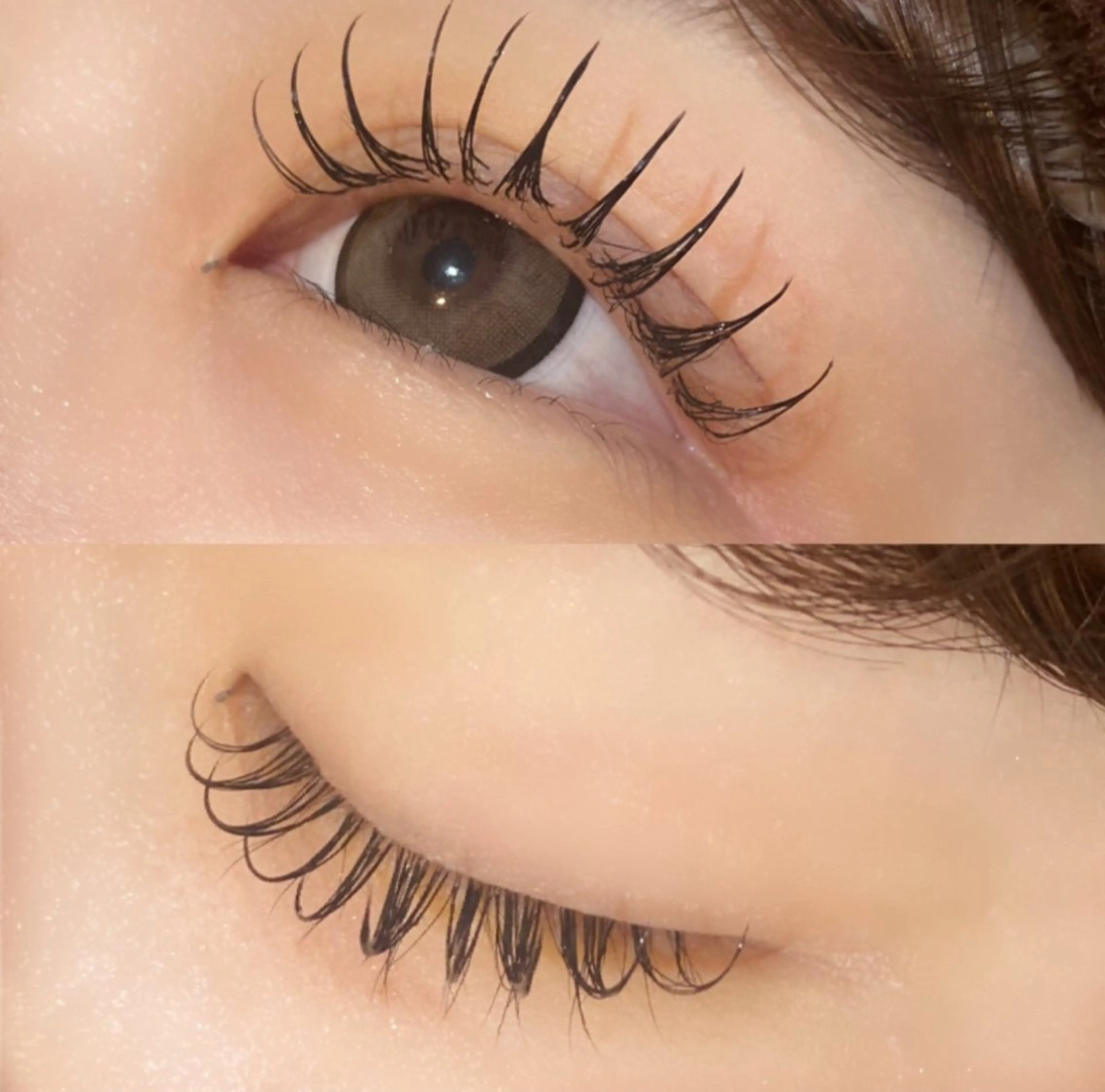 マツエク・マツパ 束感まつ毛 フラットラッシュ ルクール 川崎店のマツエク・マツパデザイン