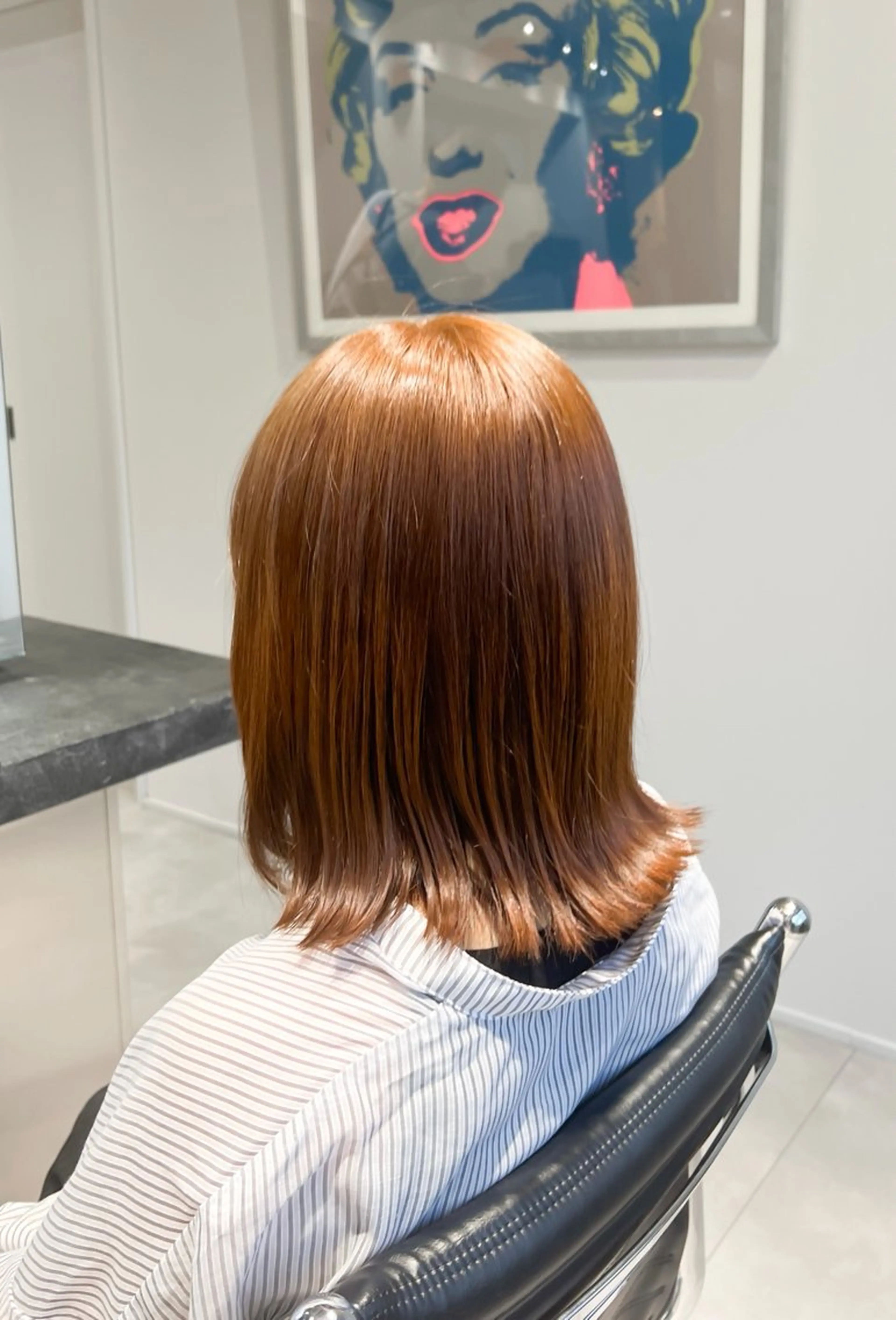 ミディアム カラー LEBEN所属・和夢/メンズカット/ パーマ/ハイトーンのヘアスタイル