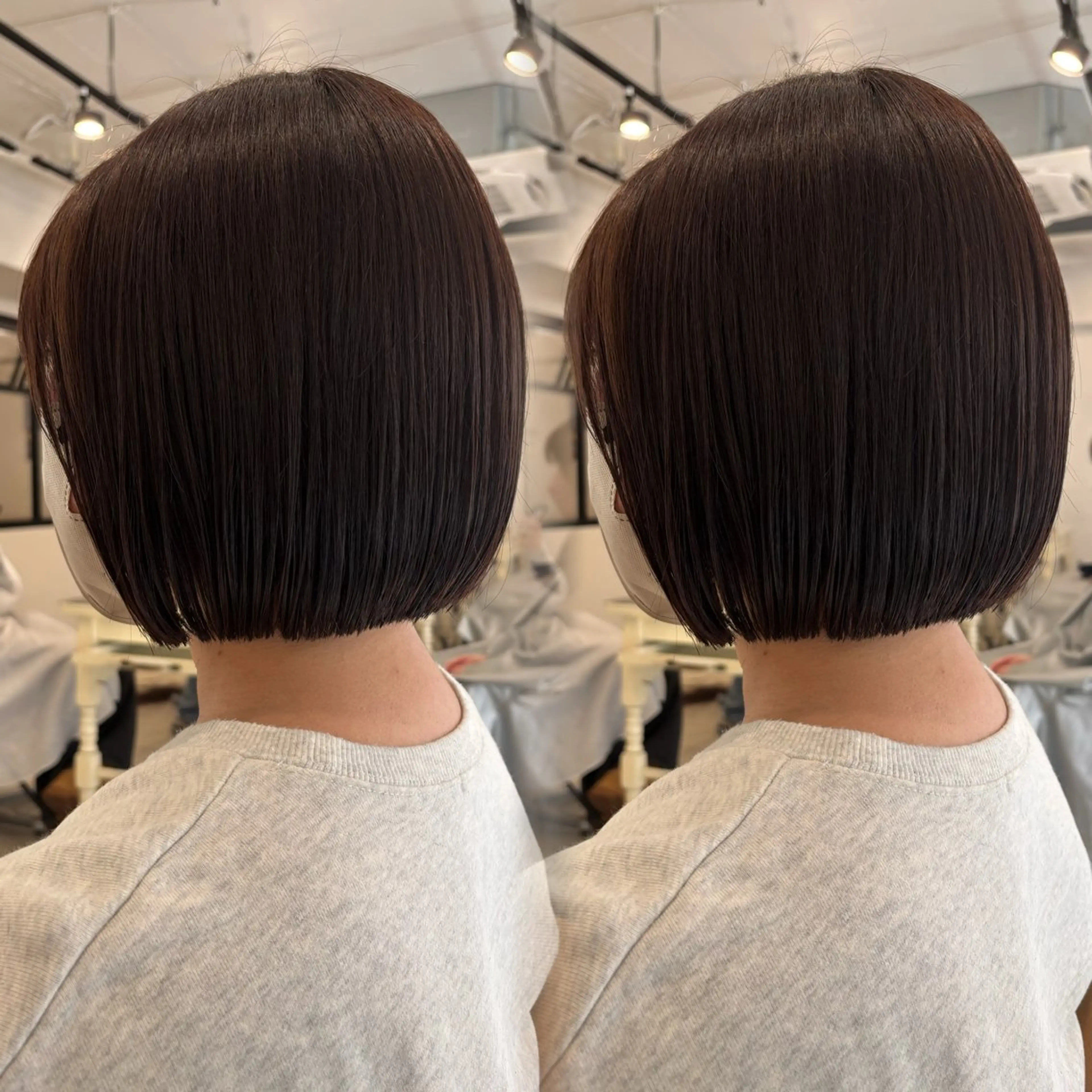 【1月限定🩵】カット➕うる艶カラー🌈➕1stepトリートメント🤍アイロンorコテ巻き仕上げ付き✨の写真