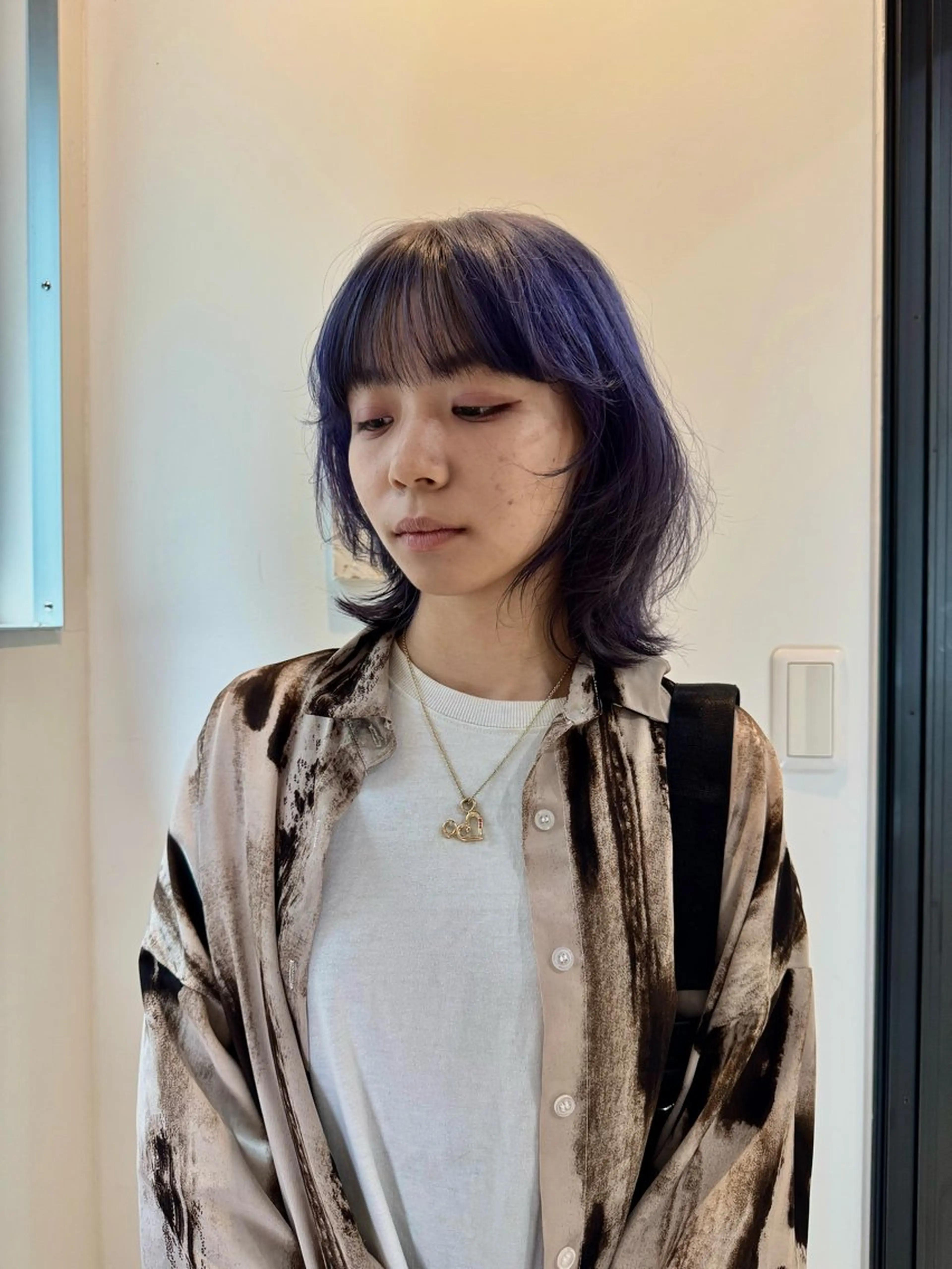 ミディアム カラー ヘアカラー コイデ リュウセイのヘアスタイル