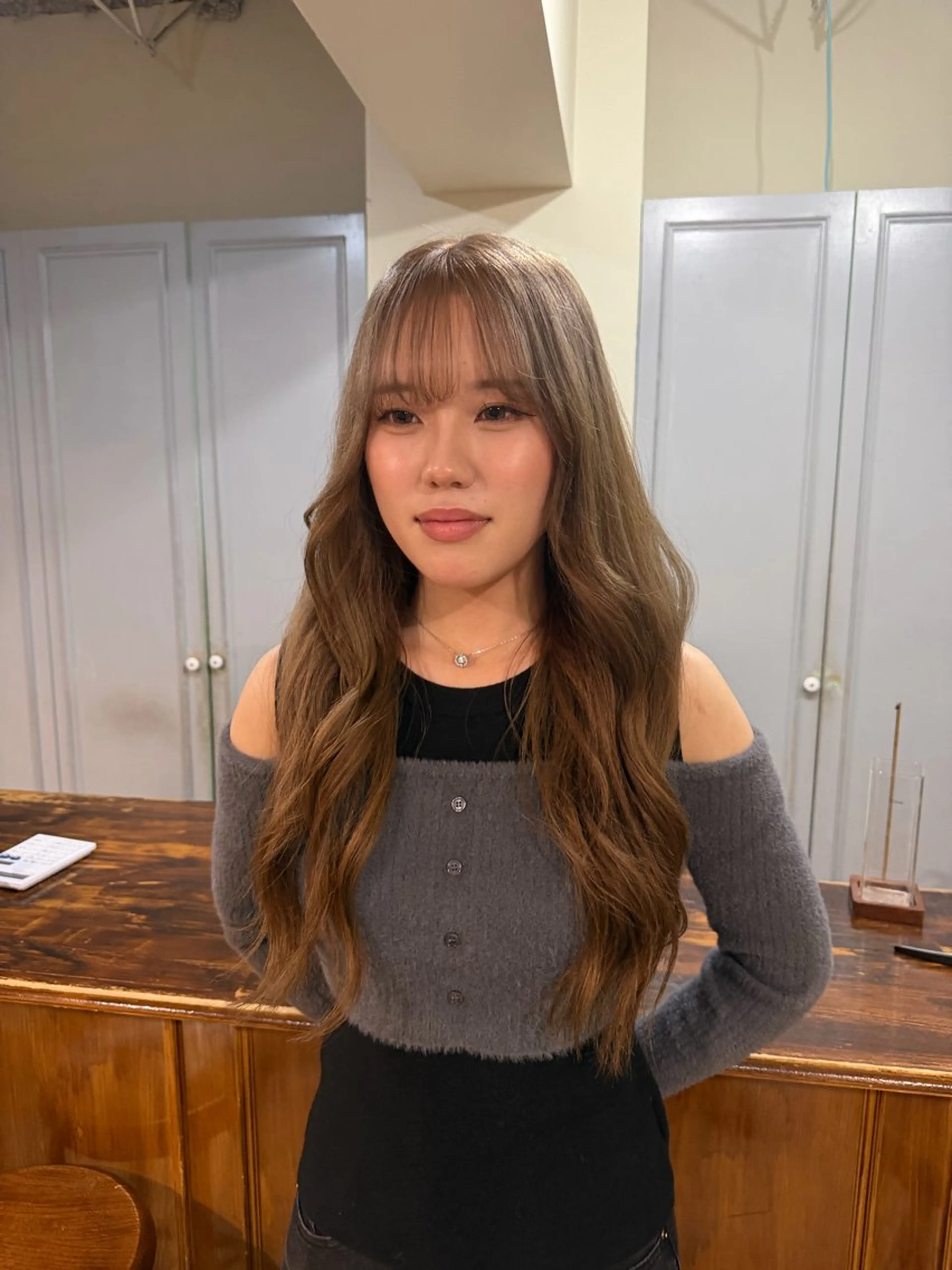 ロング カラー ヘアカラー トリートメント 🤩噂のMr.髪ポジ ティブ®️yu🤩のヘアスタイル