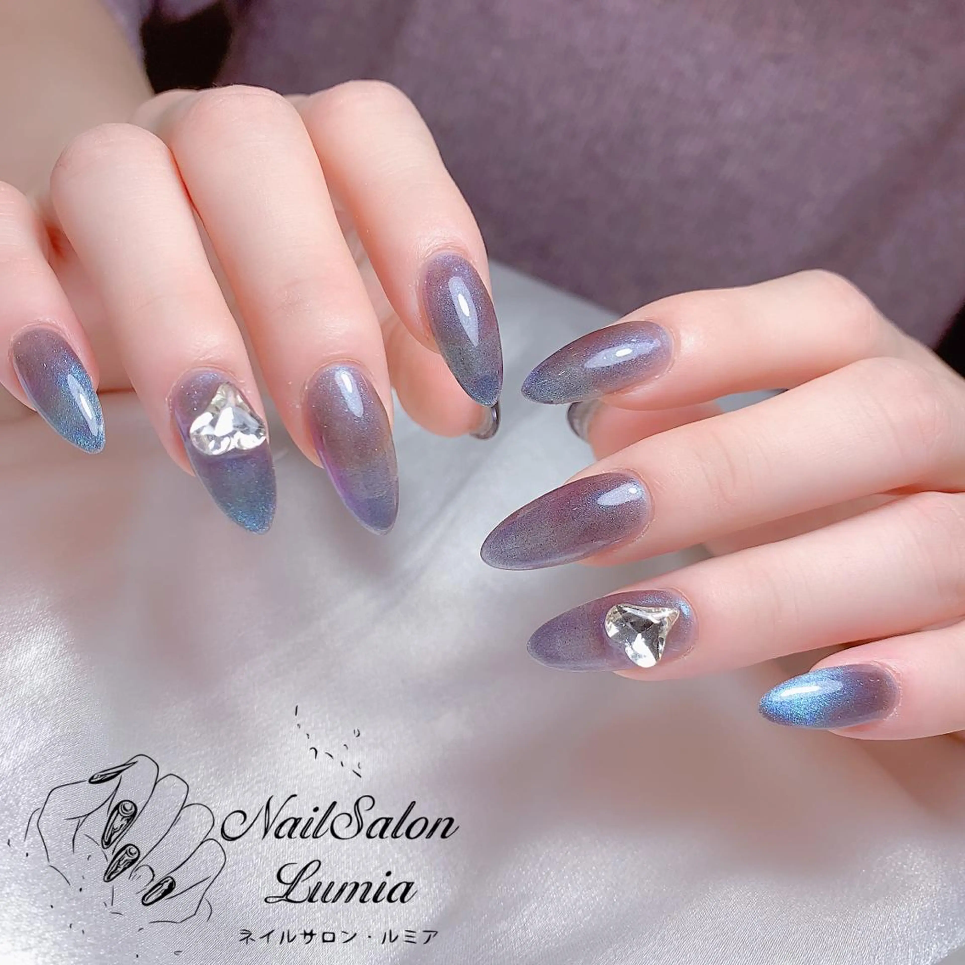 ネイル ハンドネイル ネイルサロン ルミア Lumia 店長のネイルデザイン