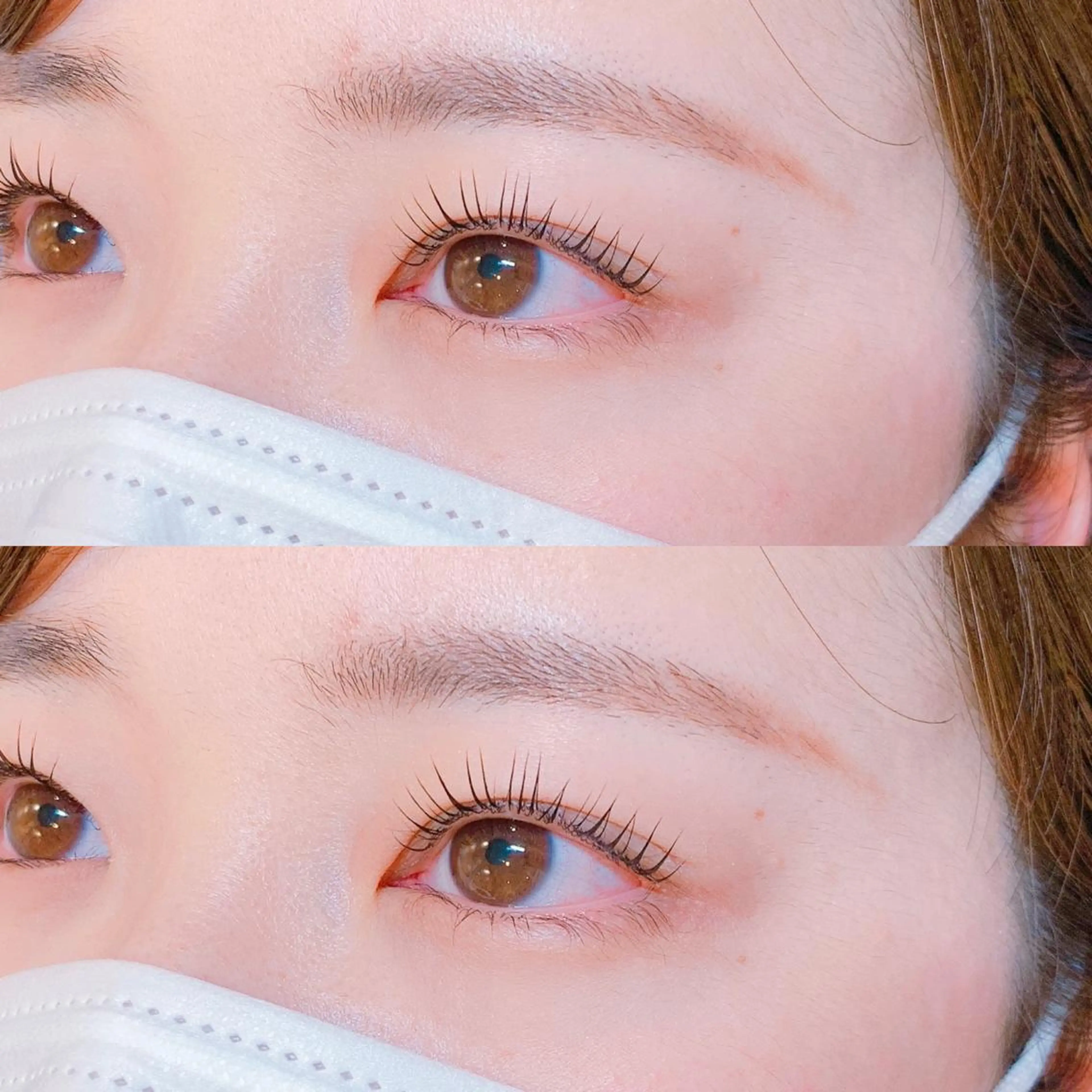 マツエク・マツパ パリジェンヌラッシュリフト Belle rinaのマツエク・マツパデザイン