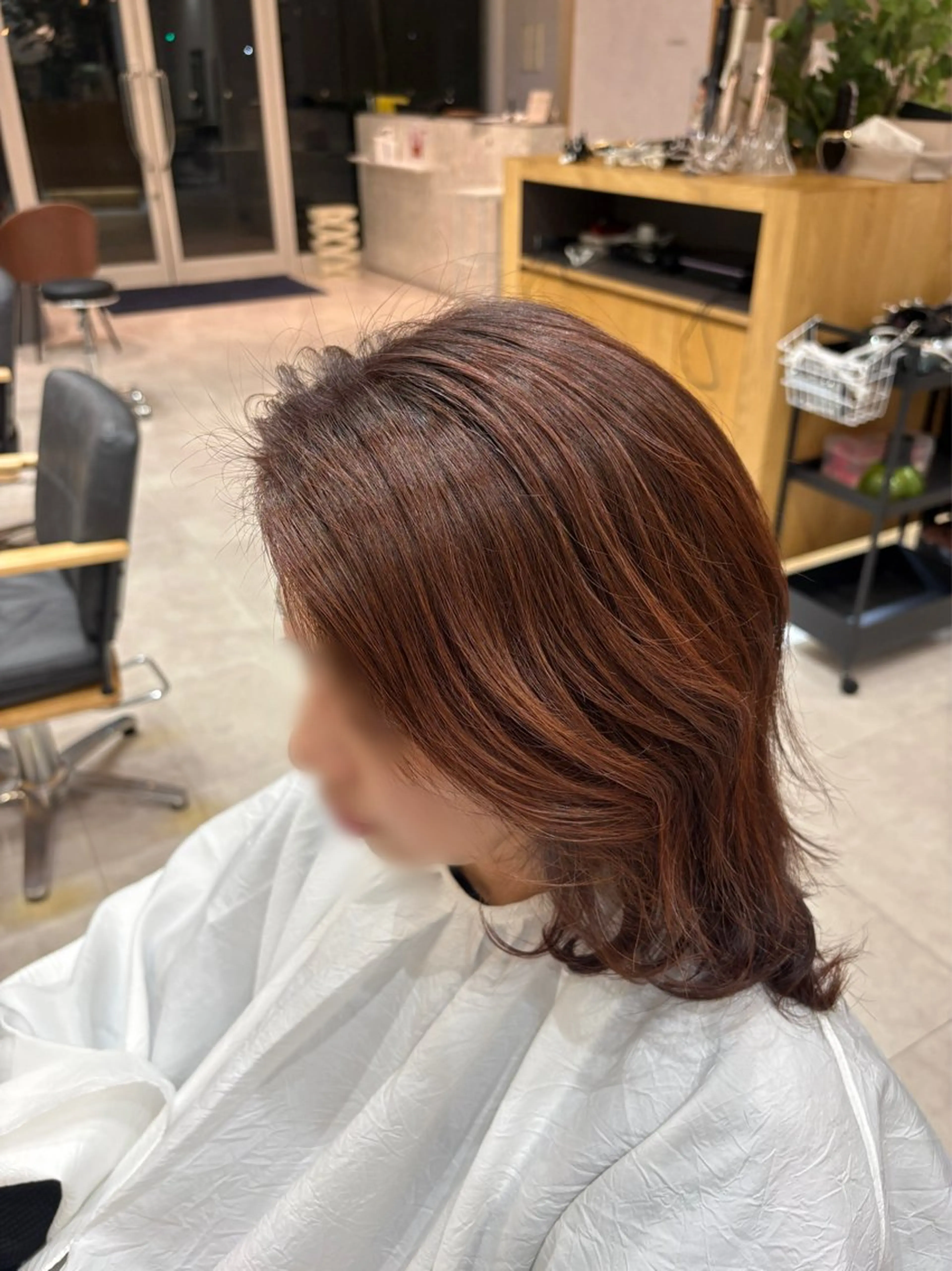 カラー ヘアカラー 小西 暖のヘアスタイル