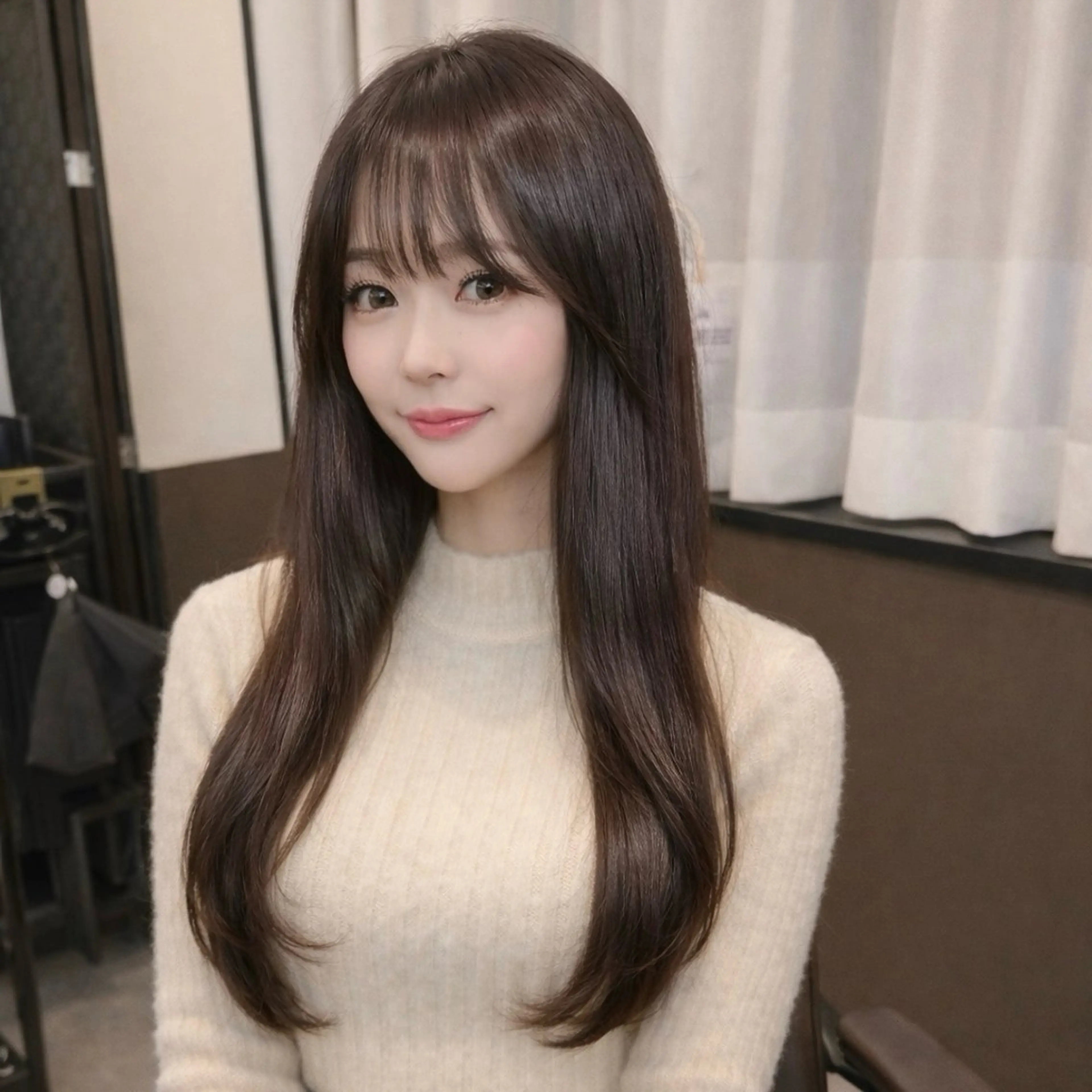 【ミニモ限定】【ご新規様1日3名様限定💨】カット➕ケアカラー➕3Stepトリートメント（超音波アイロン付き）🫧の写真