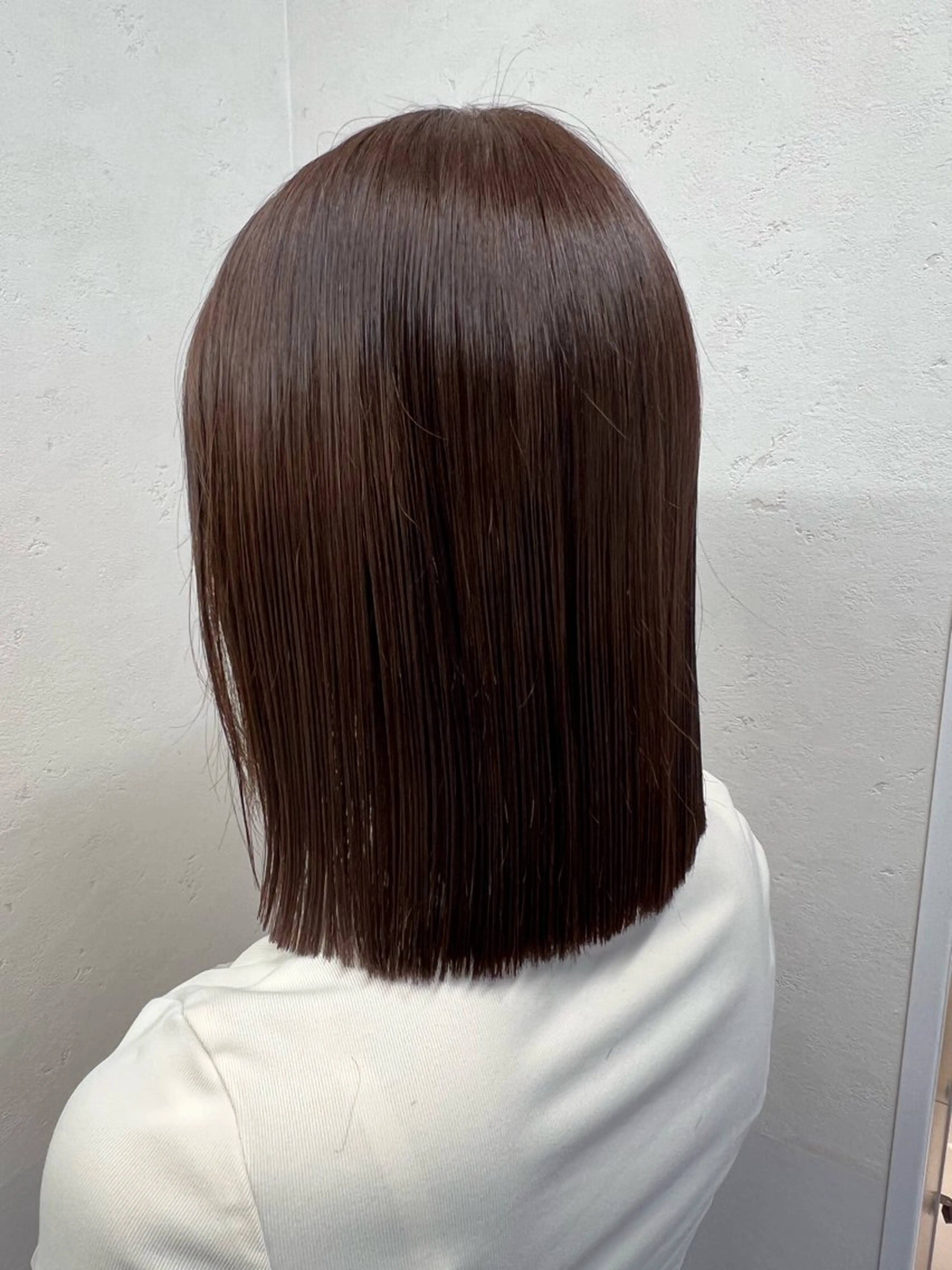 ミディアム カット ボブ/透明感カラー /さちかのヘアスタイル