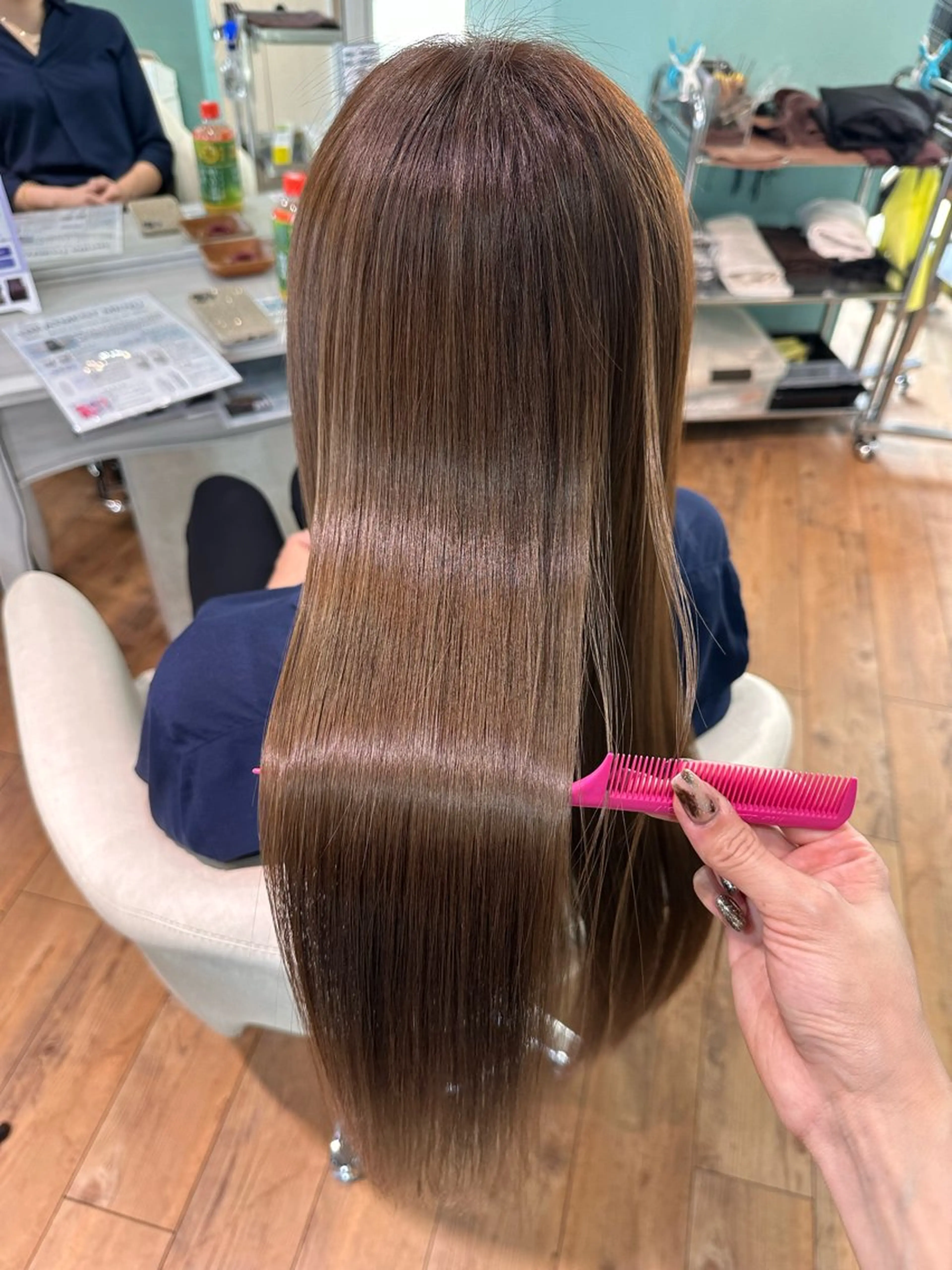 梅雨の前に🦋髪質改善ケアカラー🦋髪質改善水素トリートメント&ケアカラー🦋の写真