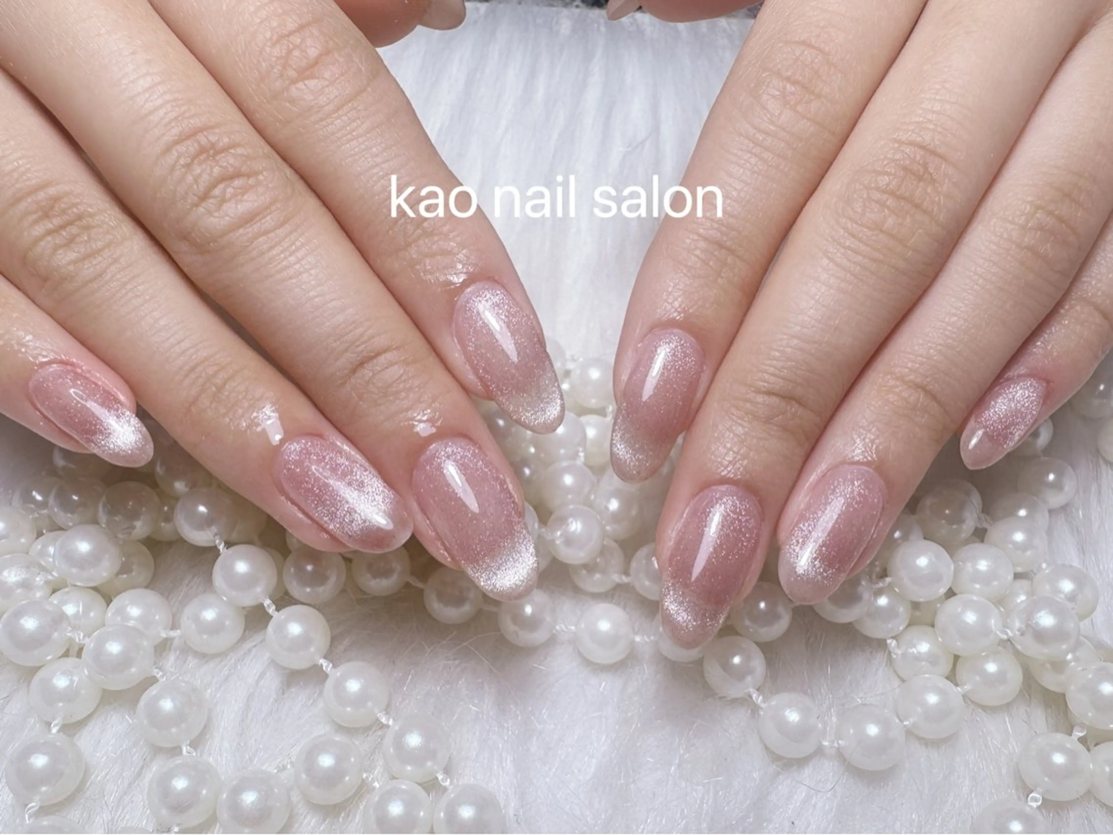 ネイル kao nail マグネット/長さだしのネイルデザイン