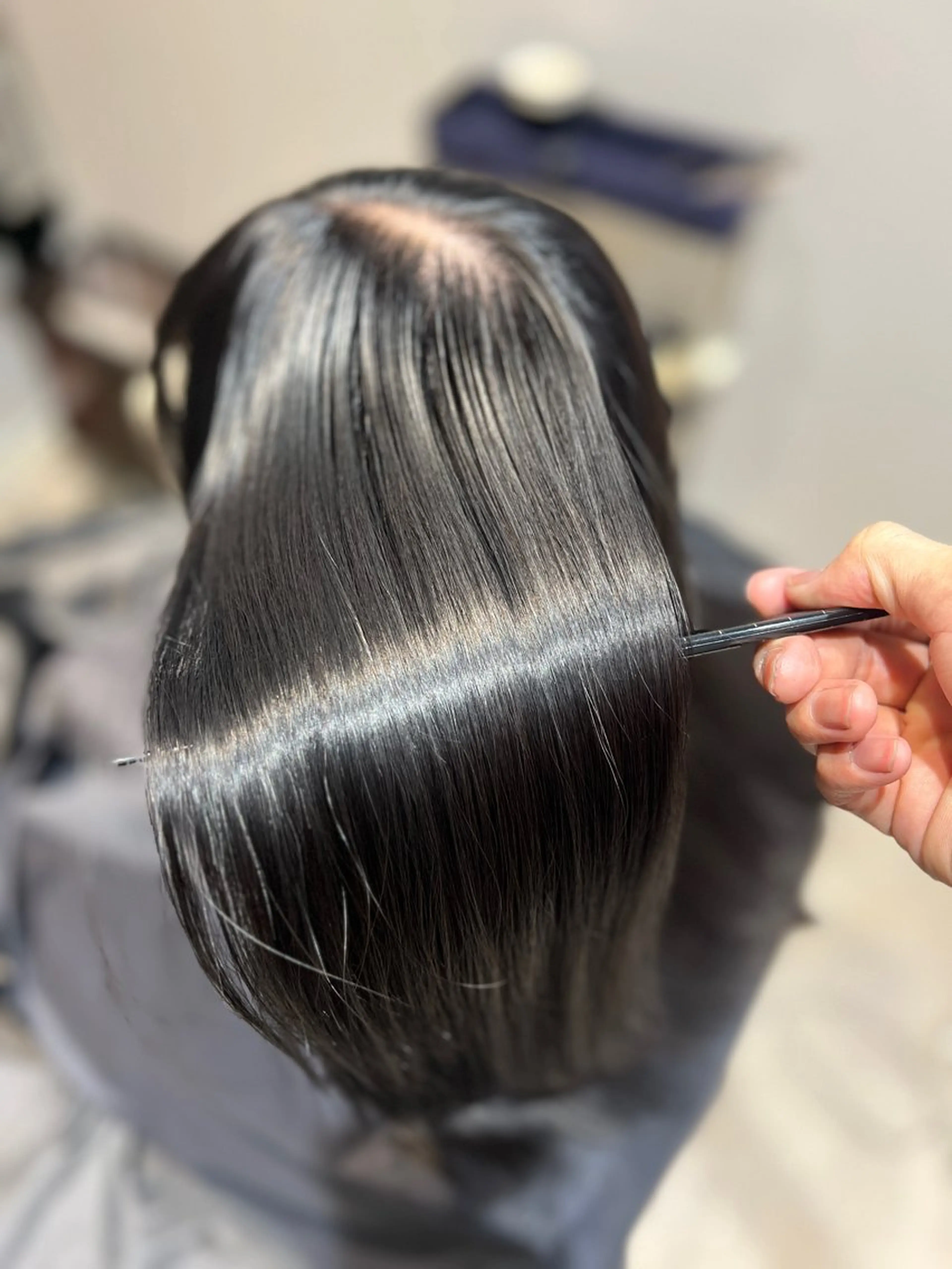 セミロング Salowin銀座suite店所属・美髪縮毛矯正/髪質 改善カラー/寺倉海人のヘアスタイル