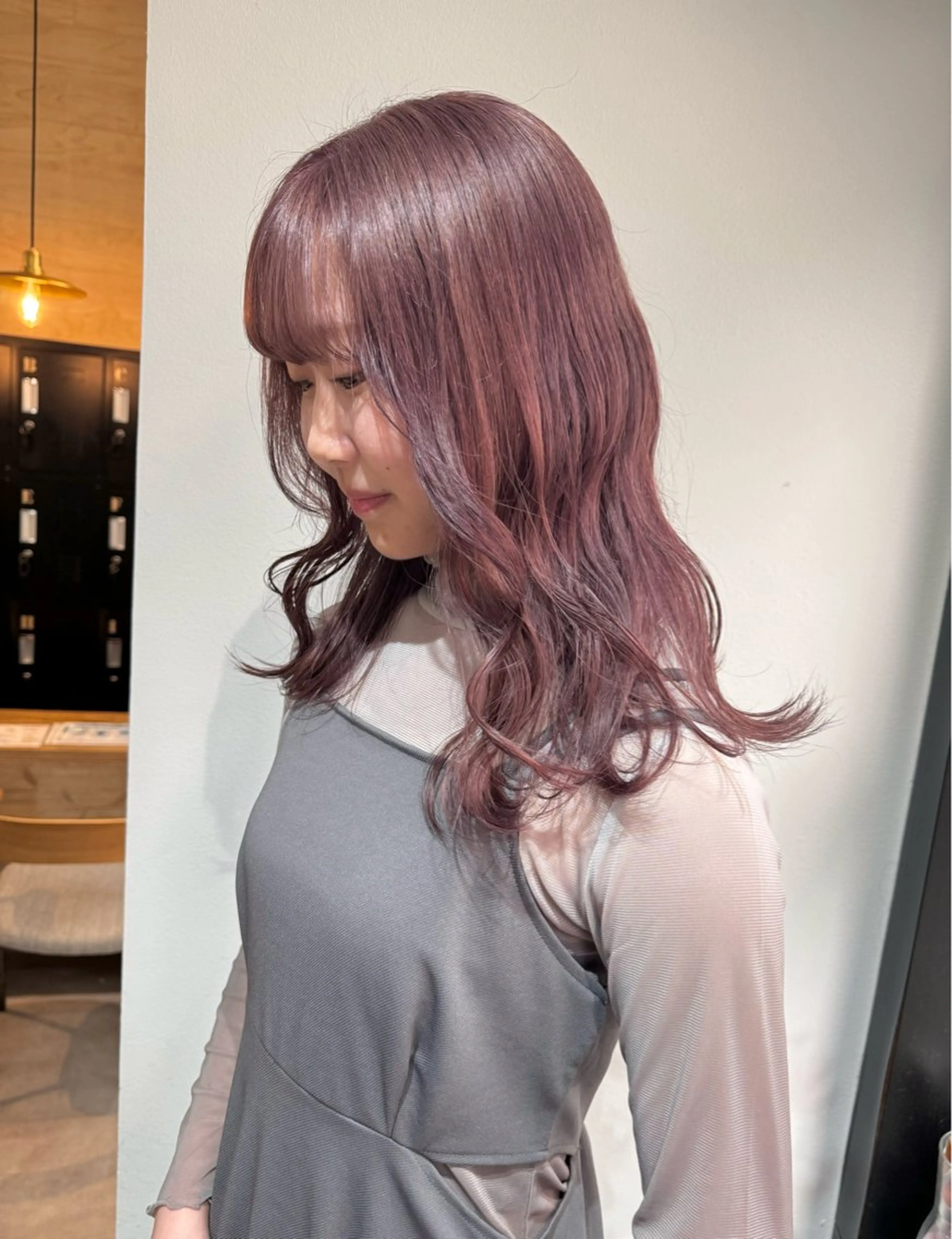 ロング カット ヘアカラー トリートメント Juri /暖色カラーのヘアスタイル