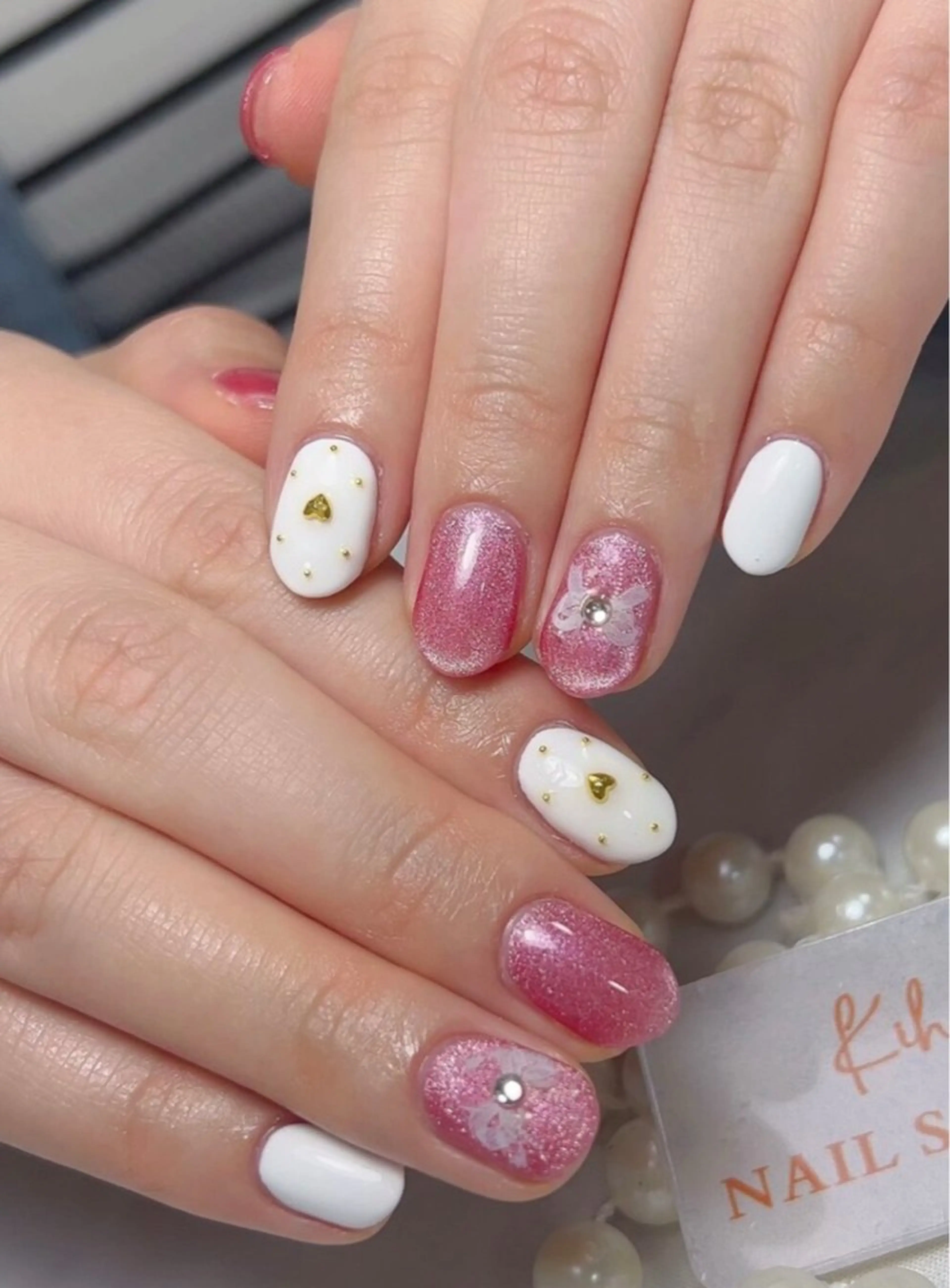 ネイル アートネイル フレンチネイル ジェルネイル グラデーション 韓国ネイル 村中 ハナのネイルデザイン