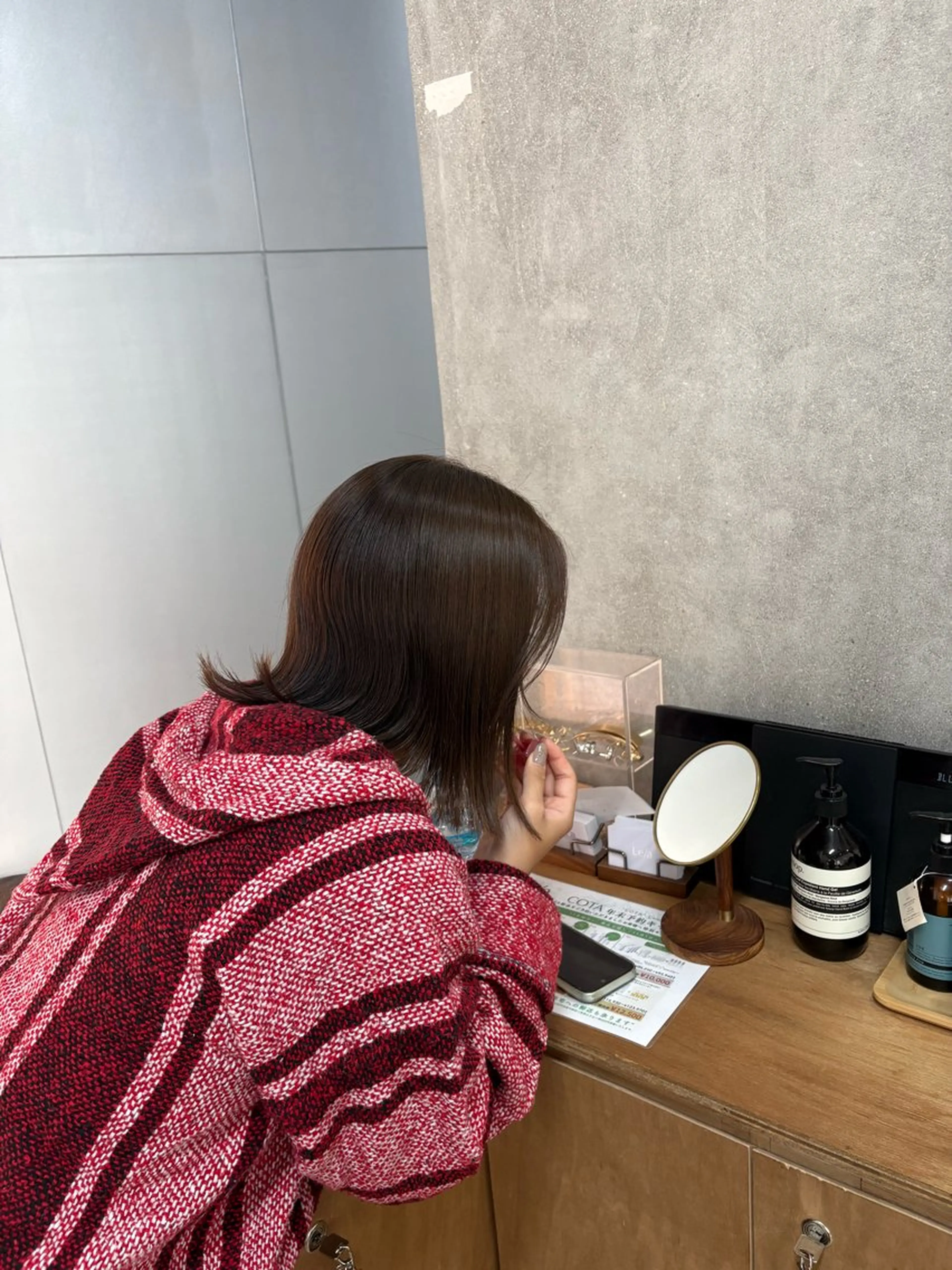 カラー ヘアカラー Le'a  谷町🌱 ツボタホノカのヘアスタイル