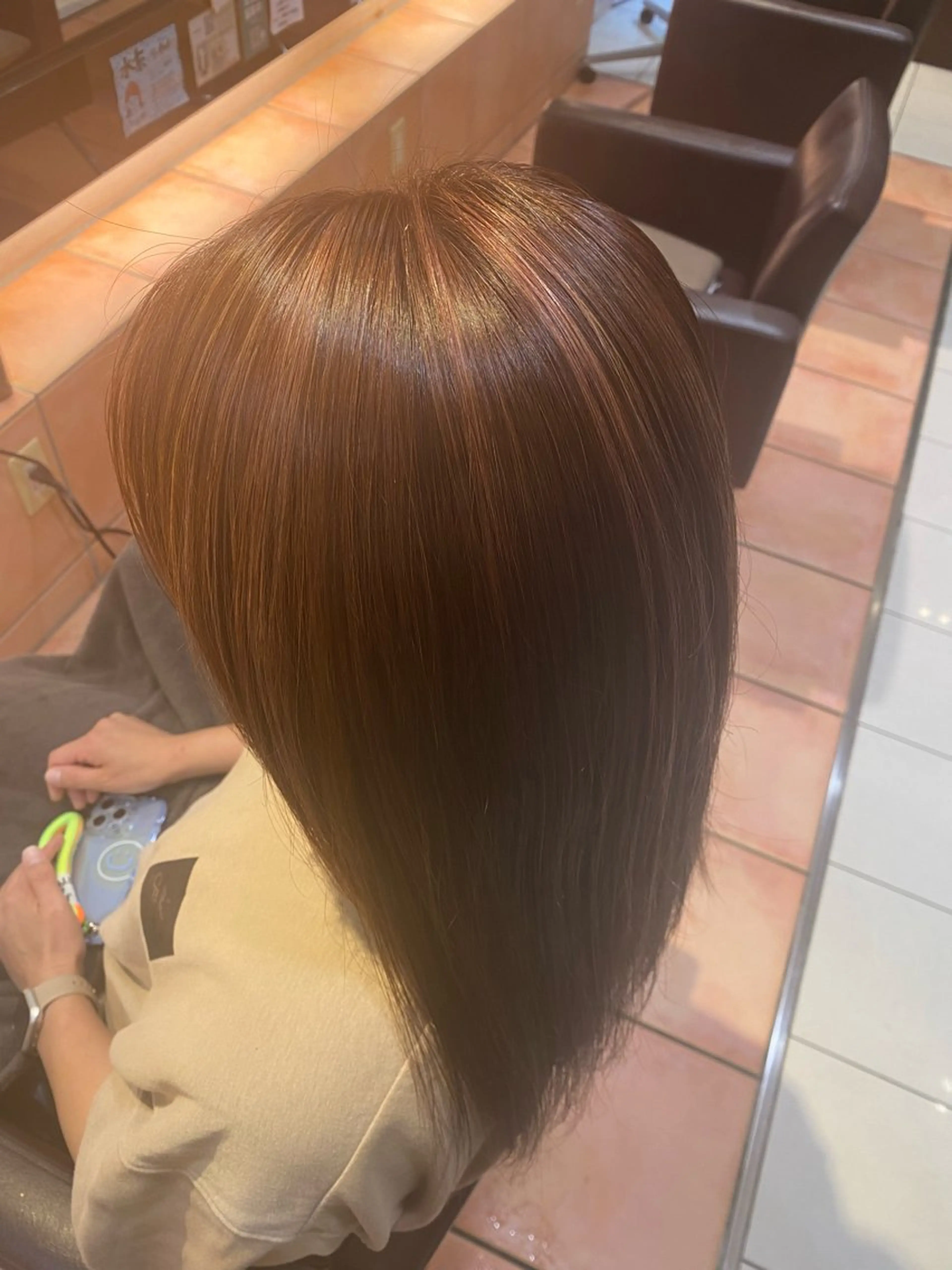 ロング 🦕望月渉🦕 パーマ🌪️ブリーチのヘアスタイル