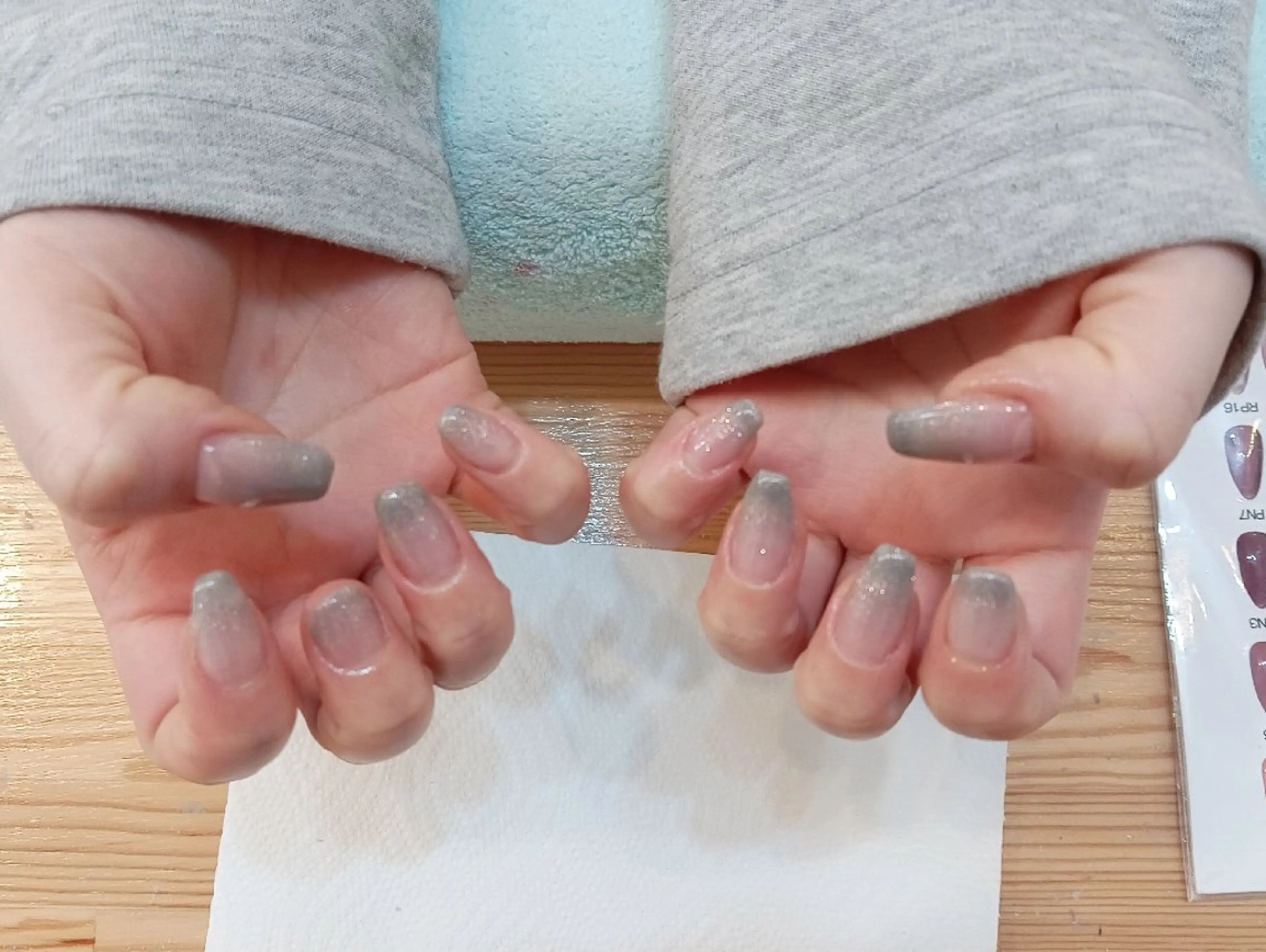 【オフあり】カラーグラデーション(クリアベース)💅✨ ※当日予約🆗の写真