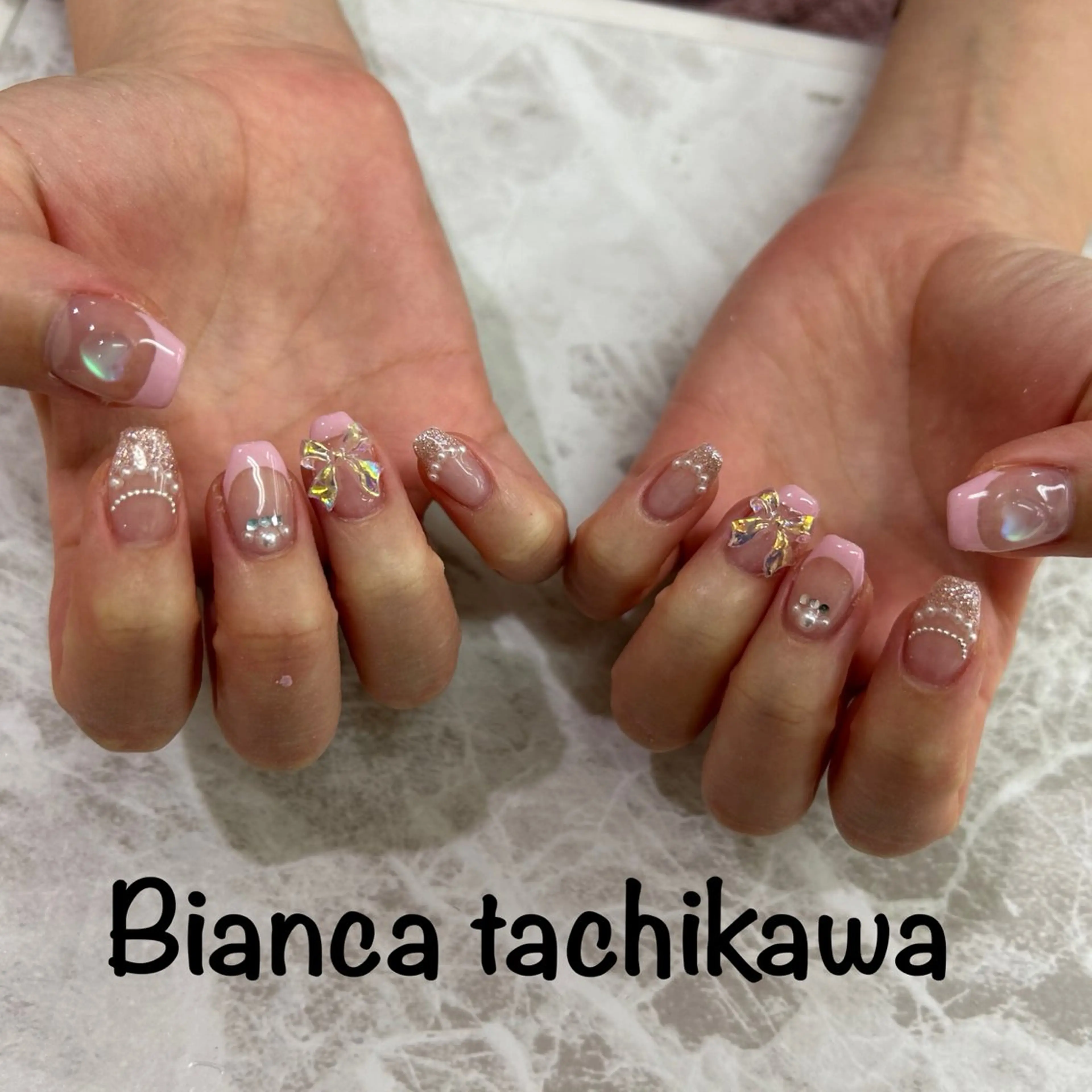 ネイル Bianca 立川店 小川のネイルデザイン