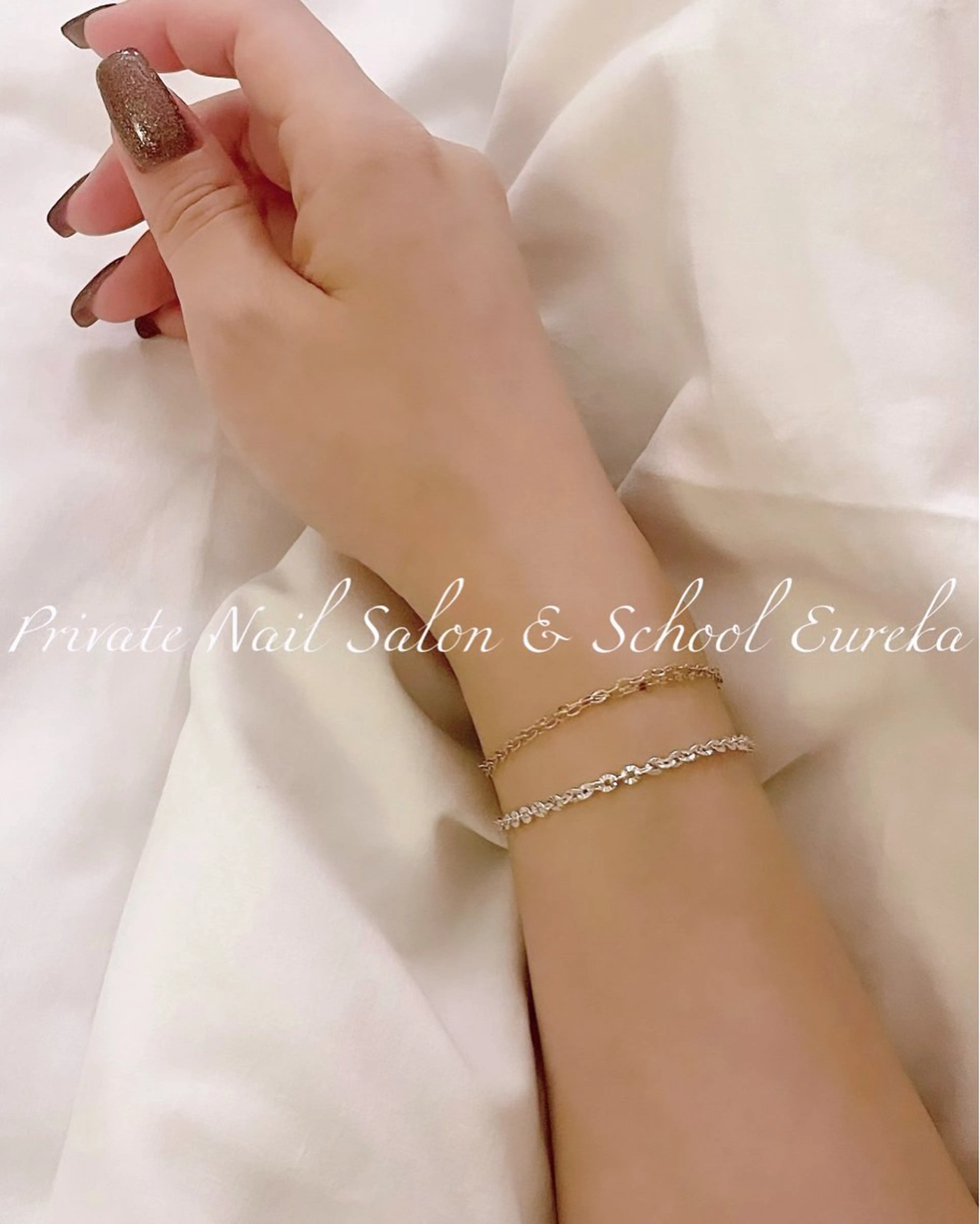留め具のない半永久的に着けられるパーマネントジュエリー［Permanent jewelry］💍アンクレット6380円​〜​の写真
