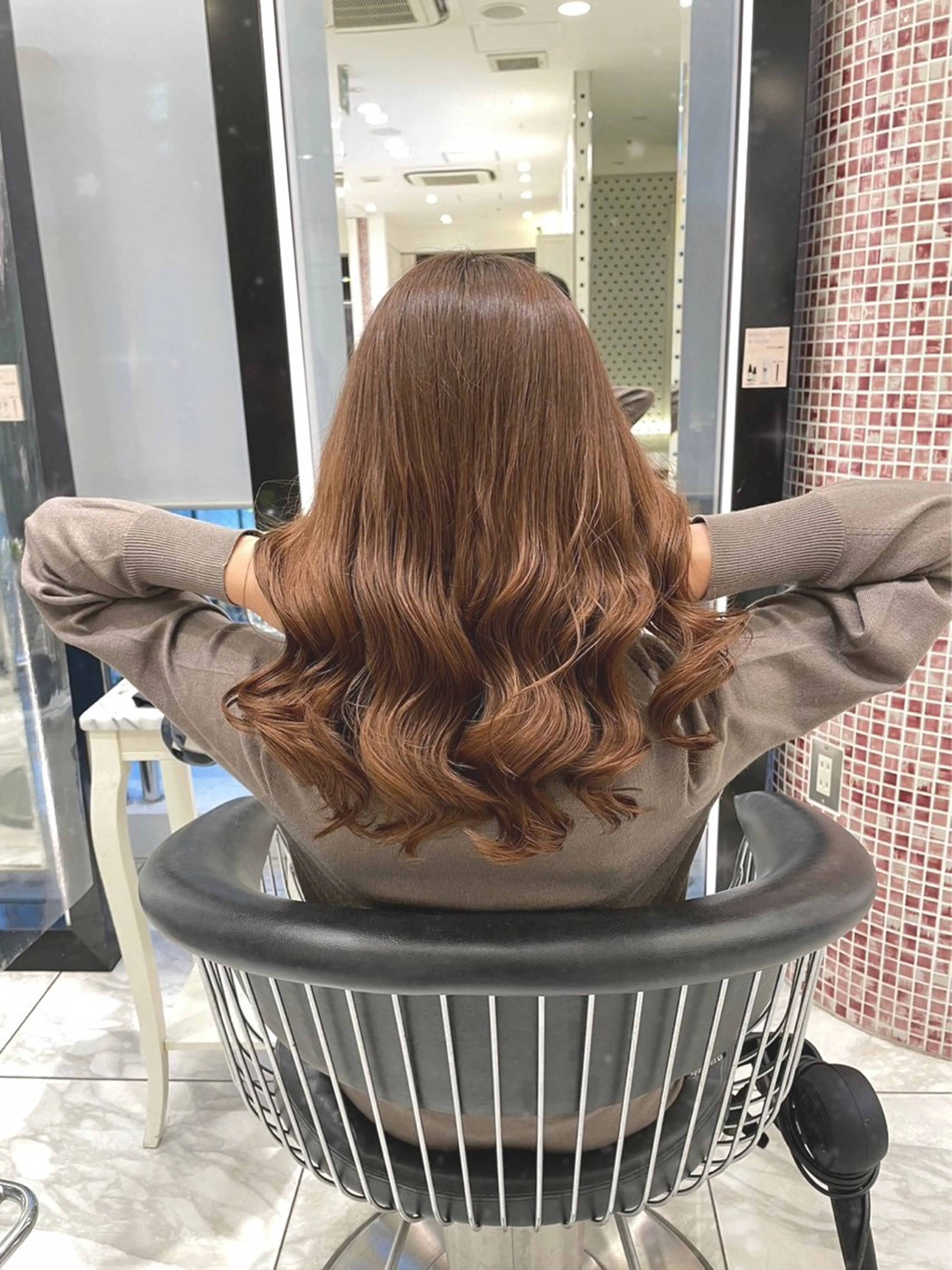 セミロング ace share salon所属・韓国風パーマ/ 菅沼 成郷のヘアスタイル