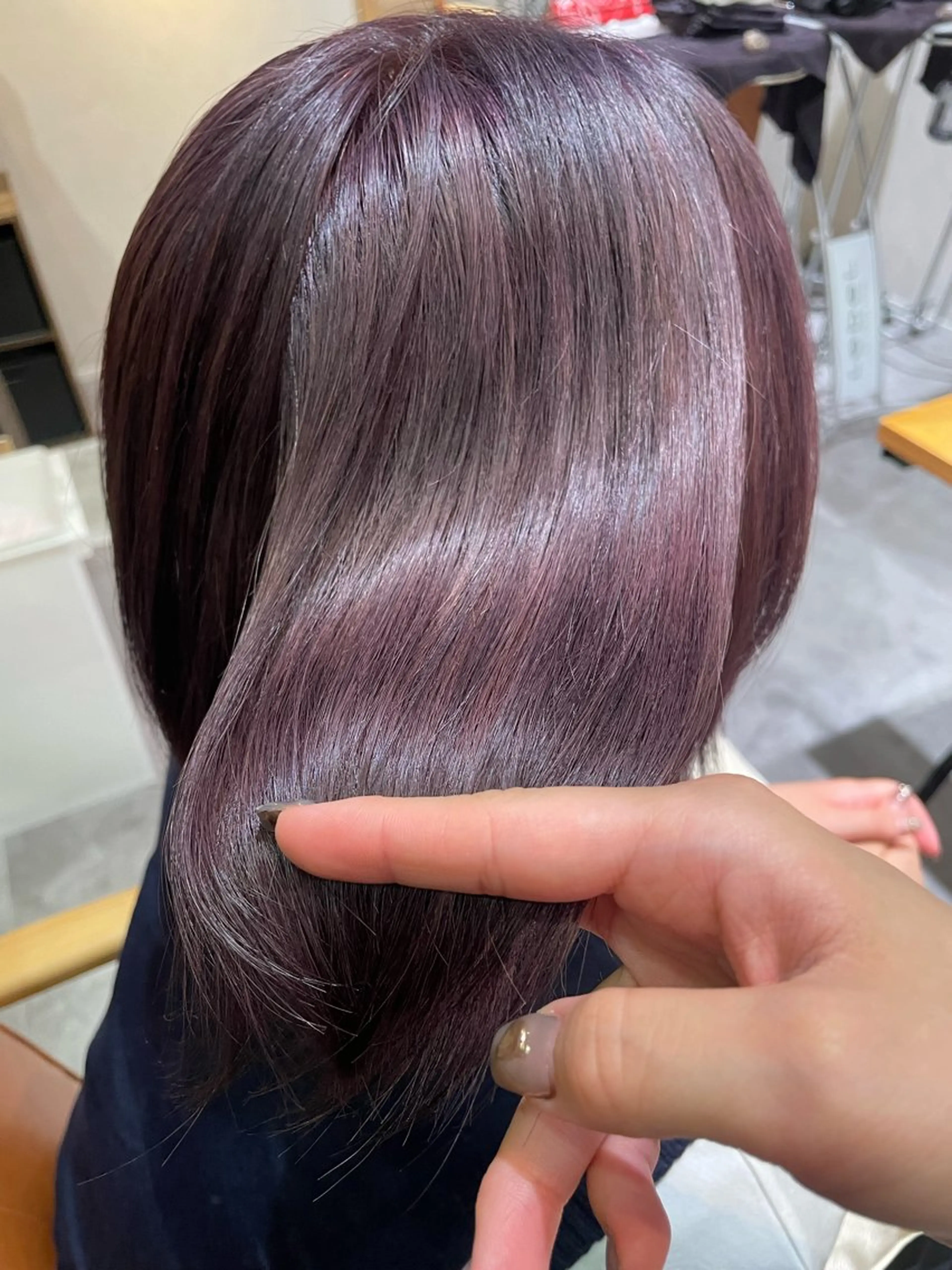 ショート カラー ラベンダーカラー ラベンダーピンク ピンクカラー カット ヘアカラー トリートメント 🩵近藤 莉子🩵のヘアスタイル