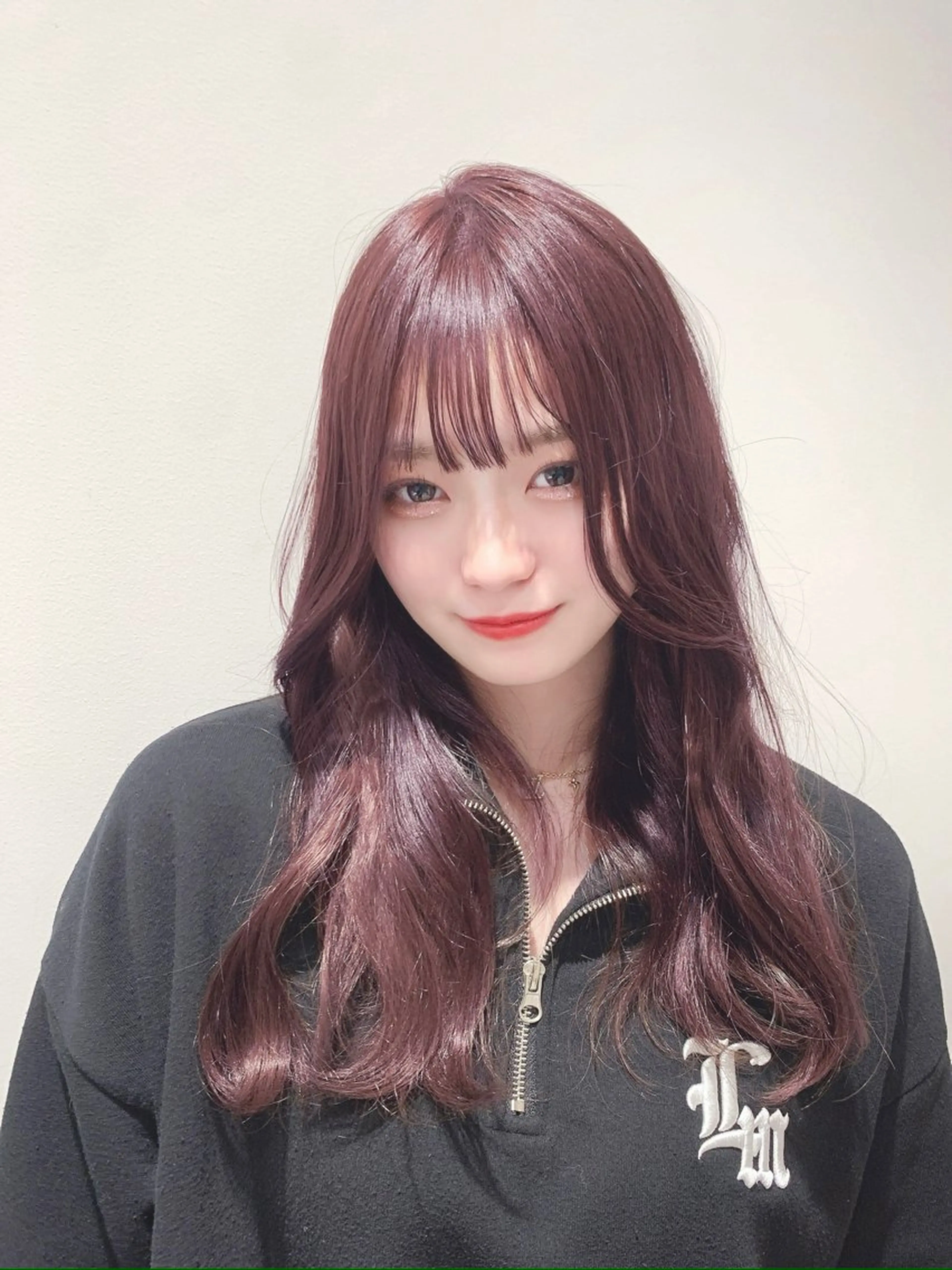 ロング カラー カット ヘアカラー トリートメント ヘッドスパ ヘアセット 韓国ヘア/レイヤー/ 顔まわり/りょーとのヘアスタイル