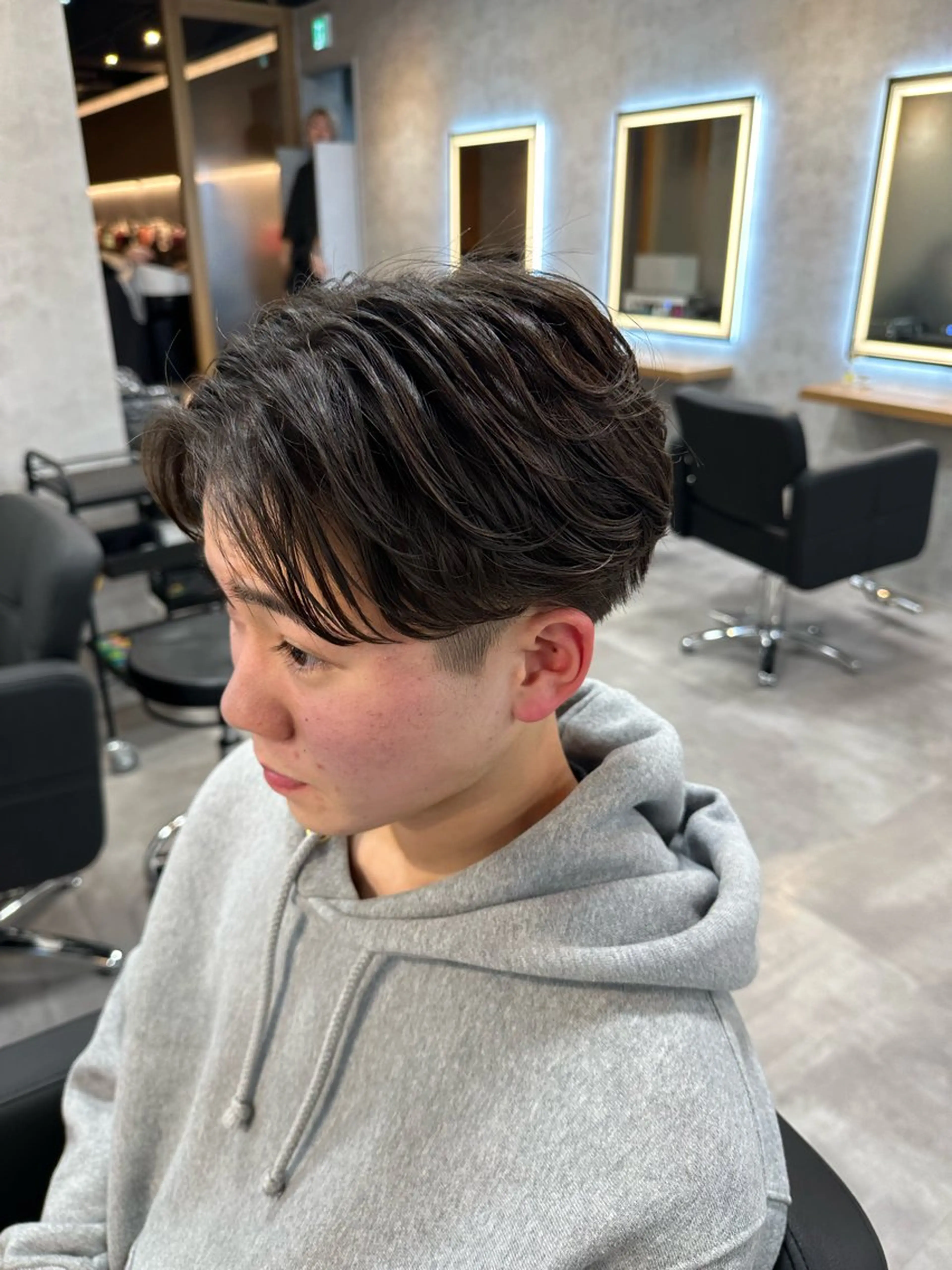 パーマ メンズ メンズパーマ ニュアンスパーマ カット パーマ 札幌美容室 /光👑のヘアスタイル