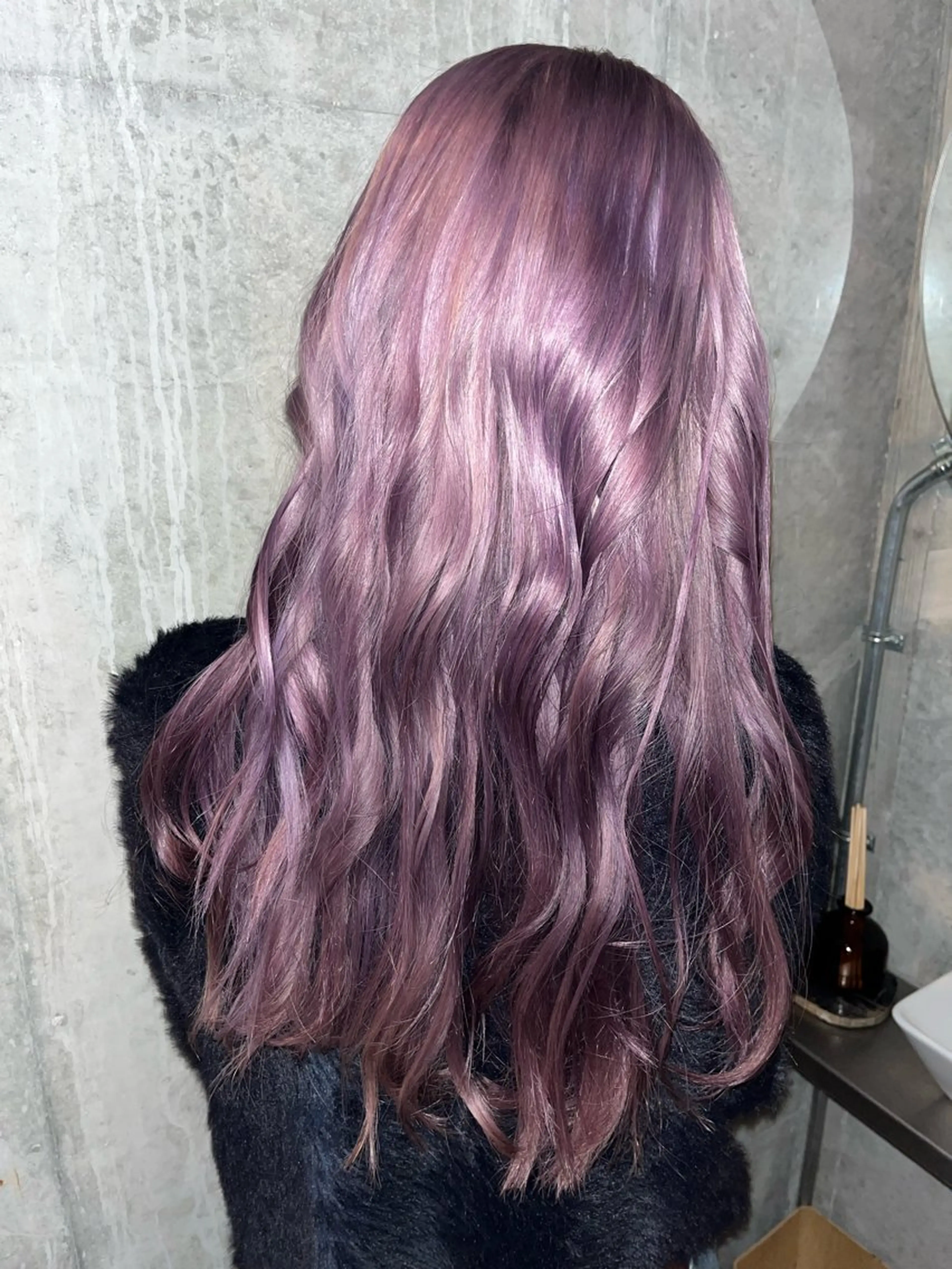 ロング カラー ヘアアレンジ ヘアカラー SOL.JINGUMAE所属・原宿・デザインカラー YUI🤍ྀིのヘアスタイル